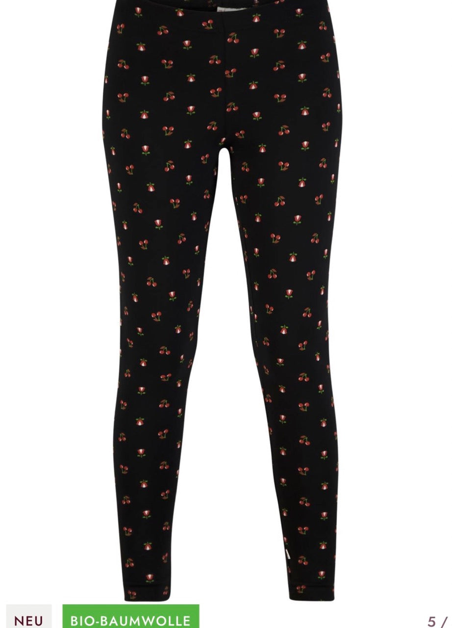 Leggings Fruchtlaune Schwarz