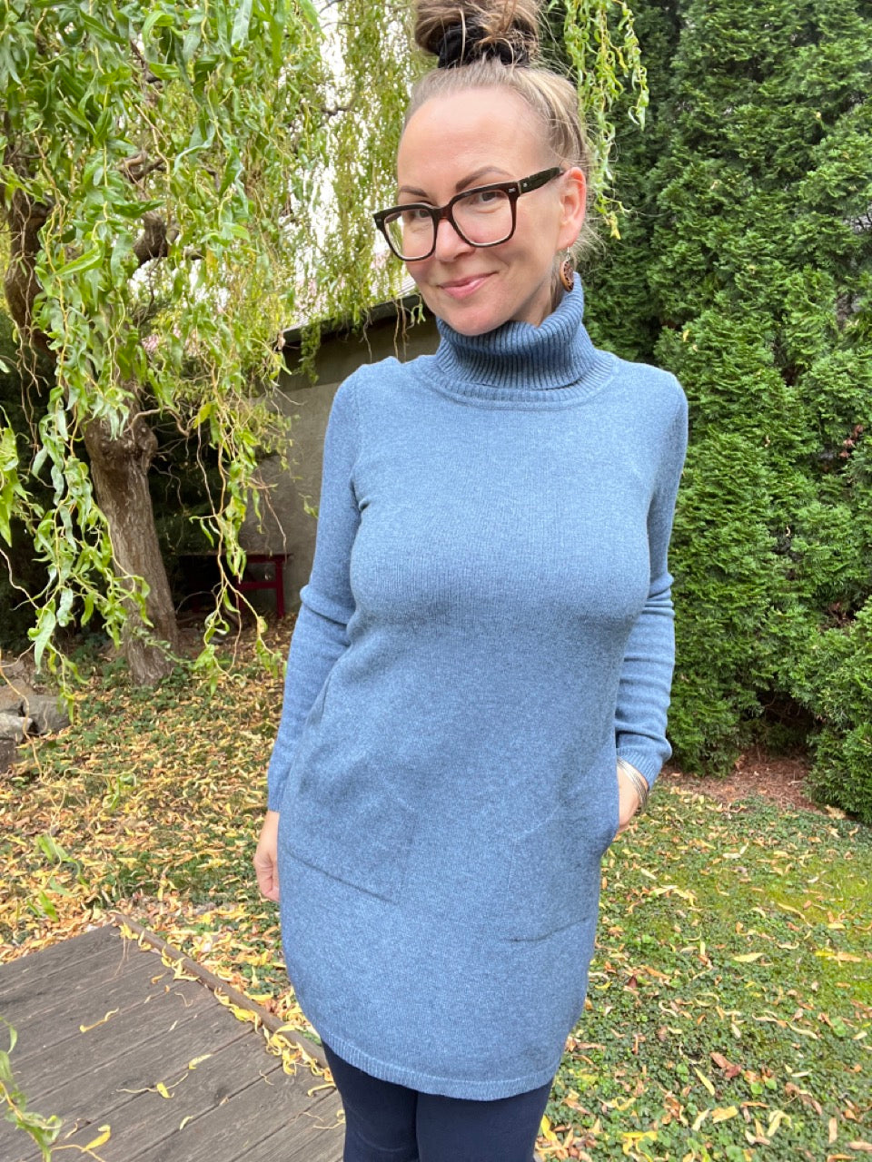 Kleid Herrlich weich Jeansblau