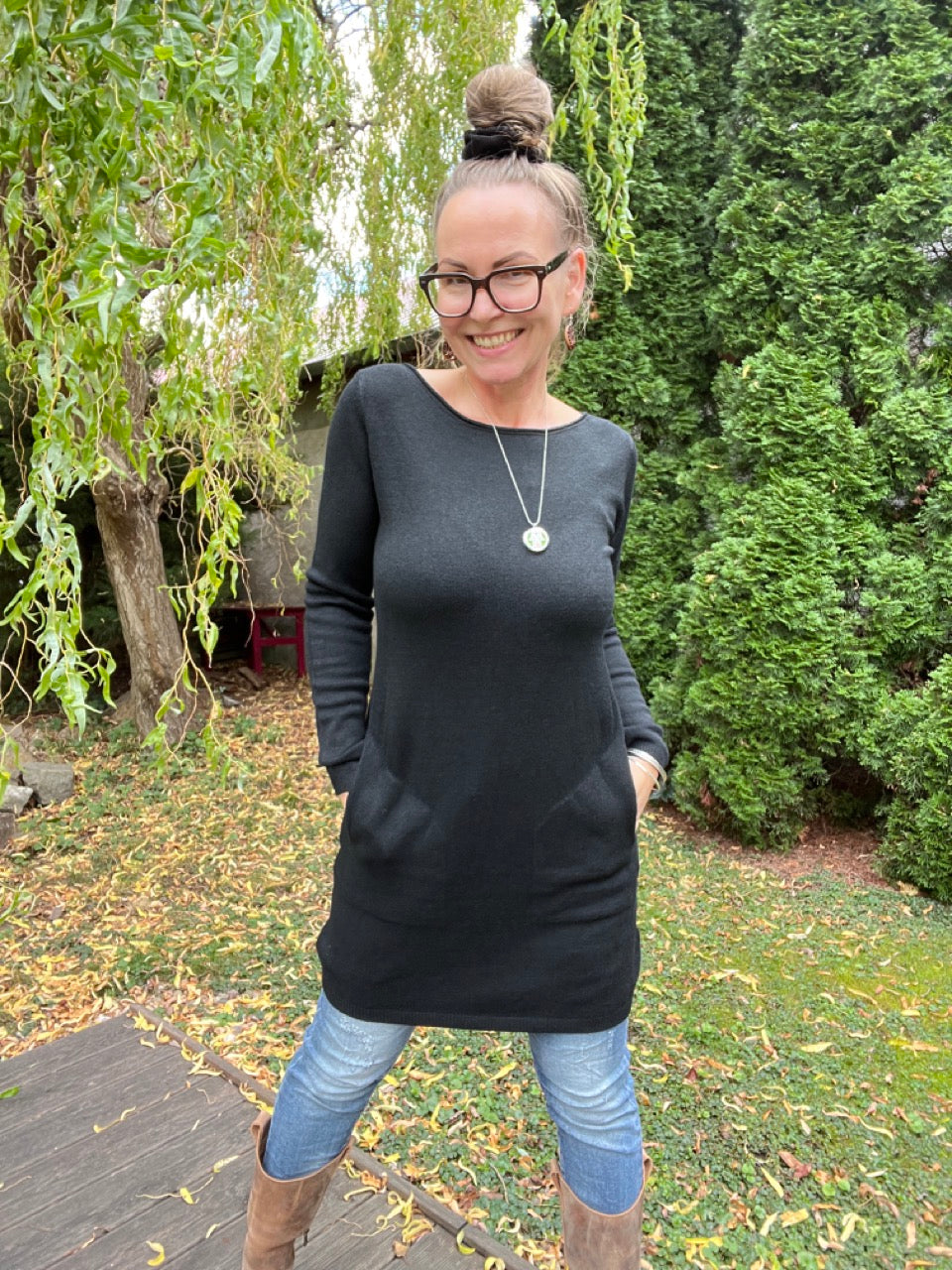 Kleid Herrlich verträumt Schwarz