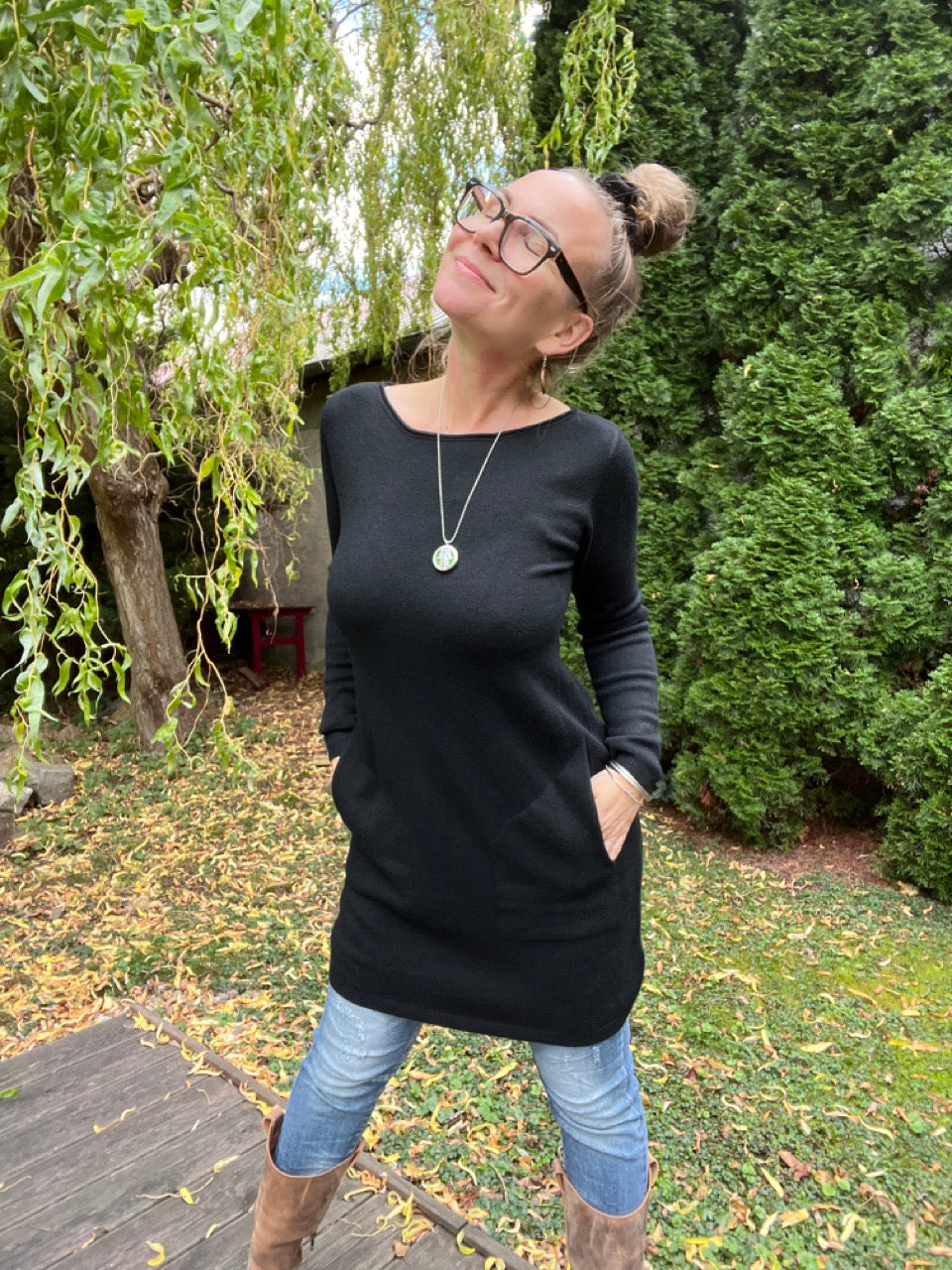 Kleid Herrlich verträumt Schwarz
