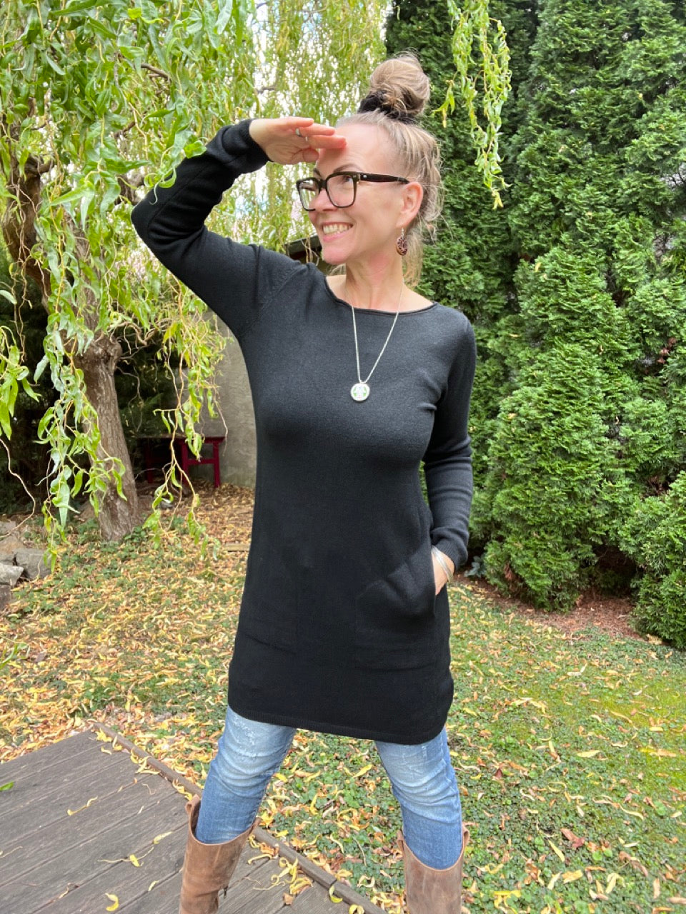 Kleid Herrlich verträumt Schwarz