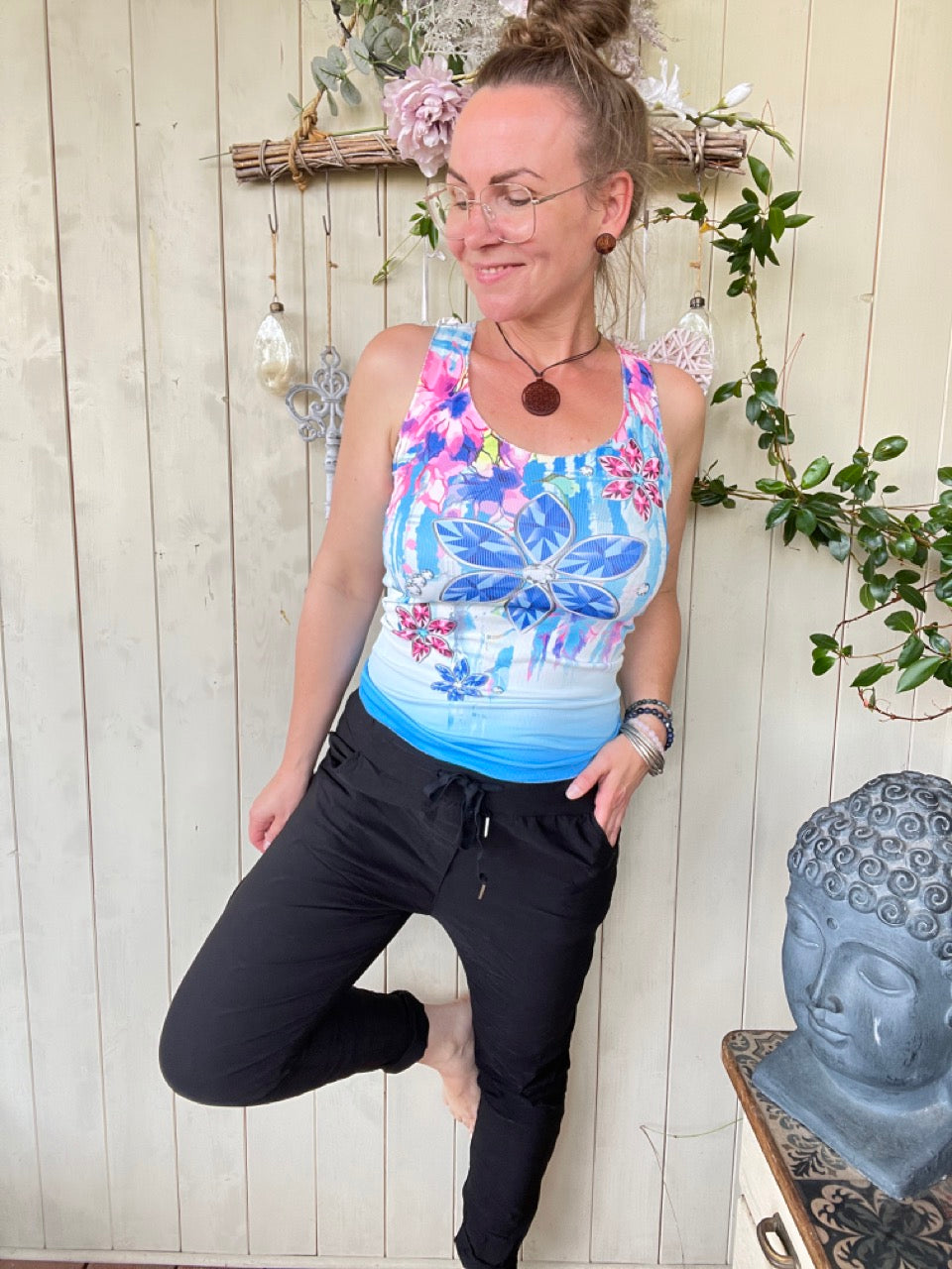 Jogpants Nice Style Sommer Schwarz