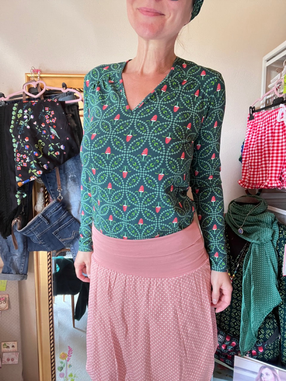 Langarm Shirt Elfi Morgenschön Grün