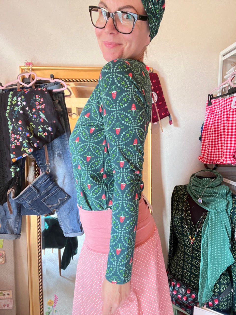 Langarm Shirt Elfi Morgenschön Grün