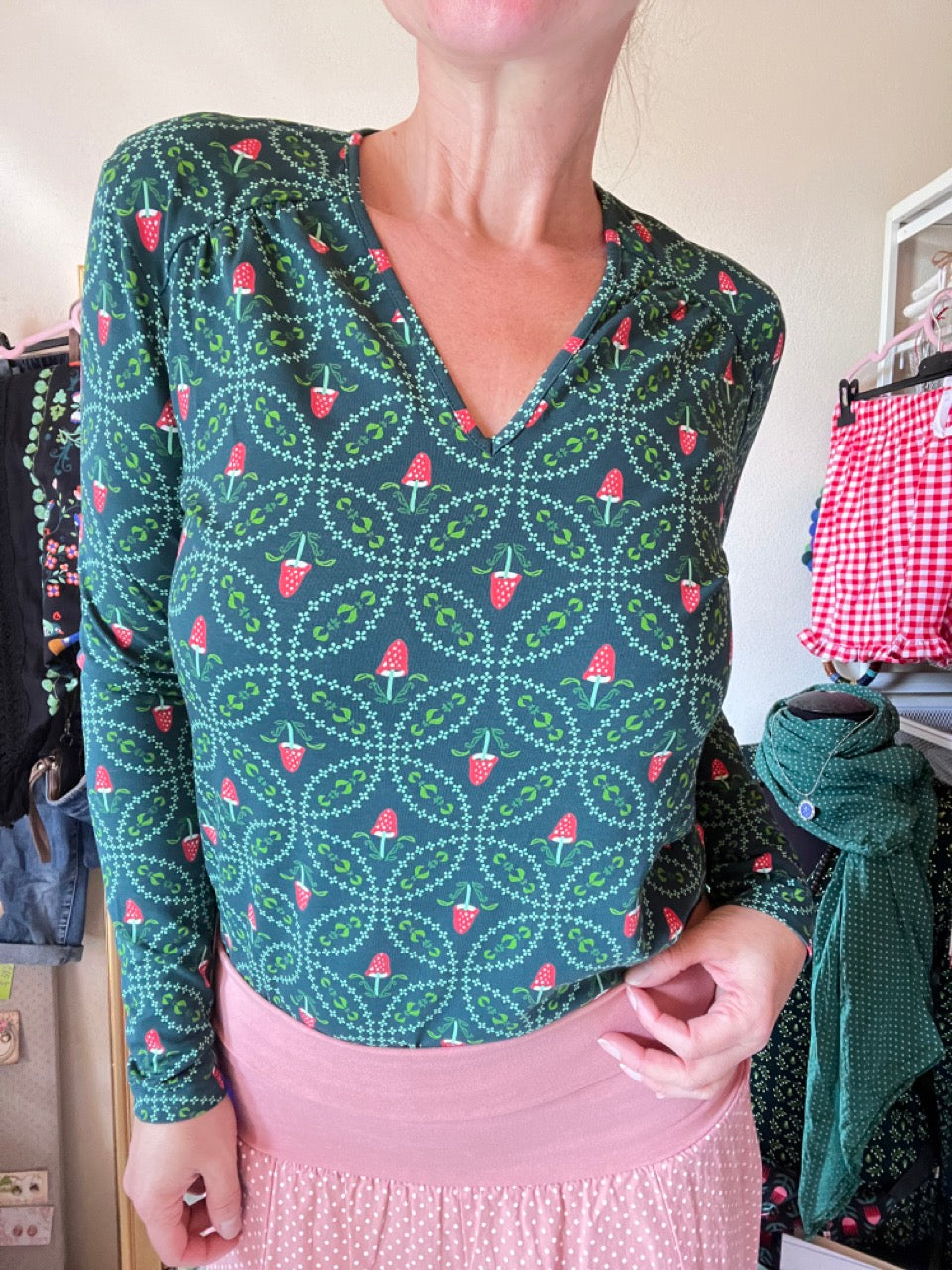 Langarm Shirt Elfi Morgenschön Grün