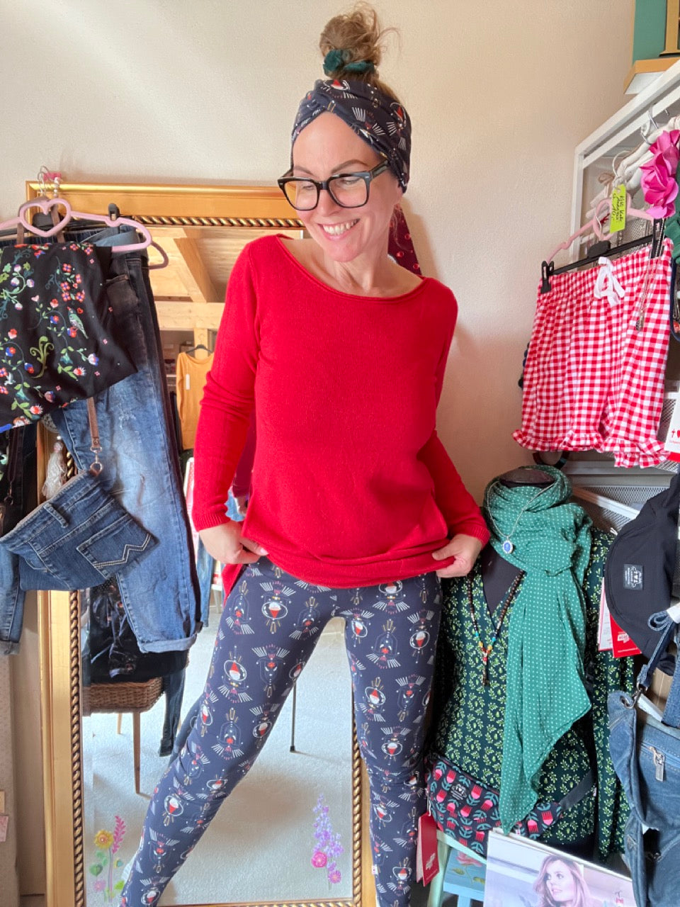 Leggings Zwerg Ludi Blau