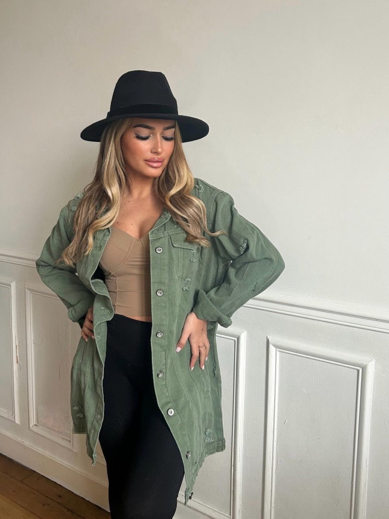 Jeansjacke Raja Olive