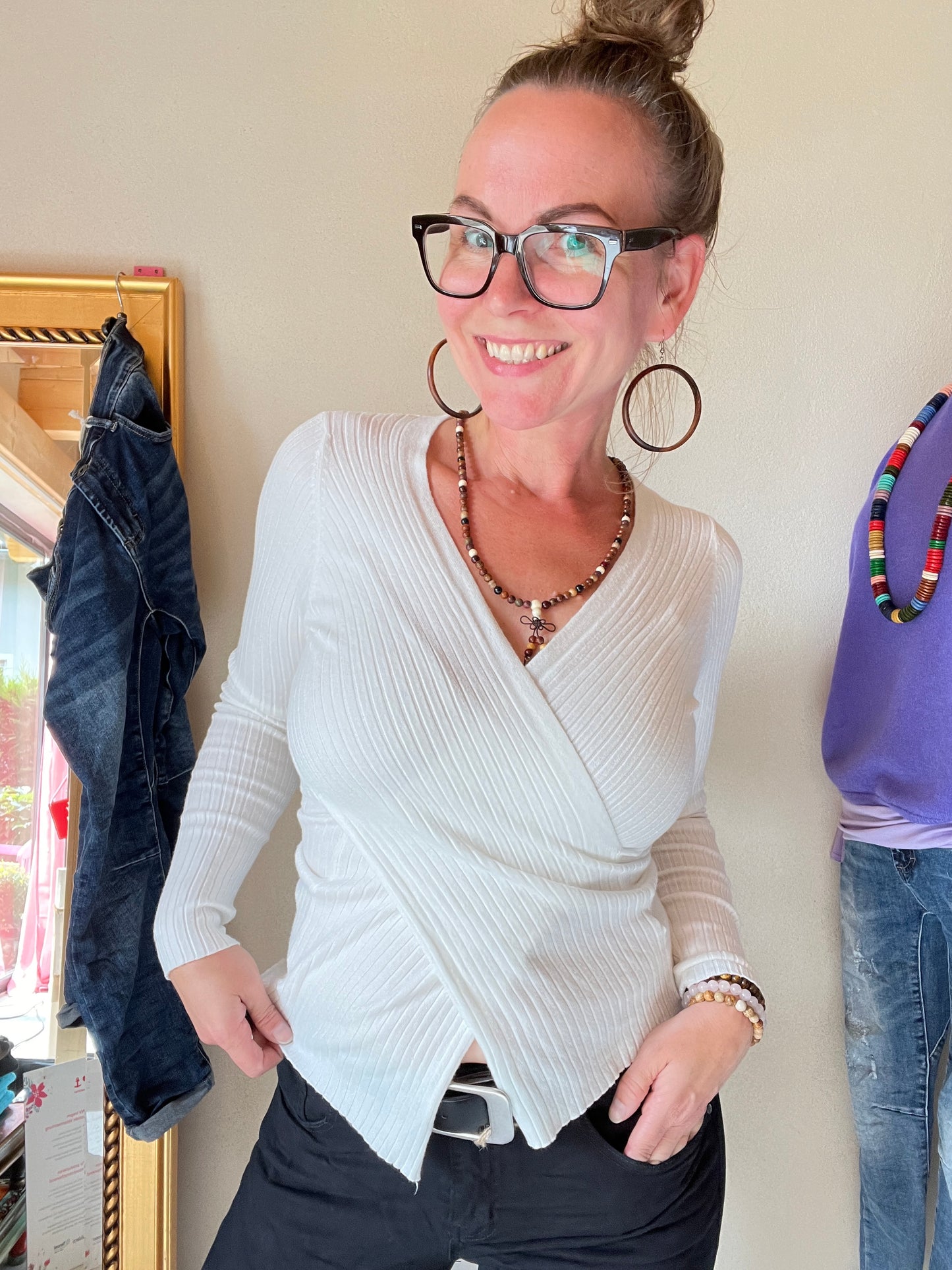 Pulli Daylight Wollweiß