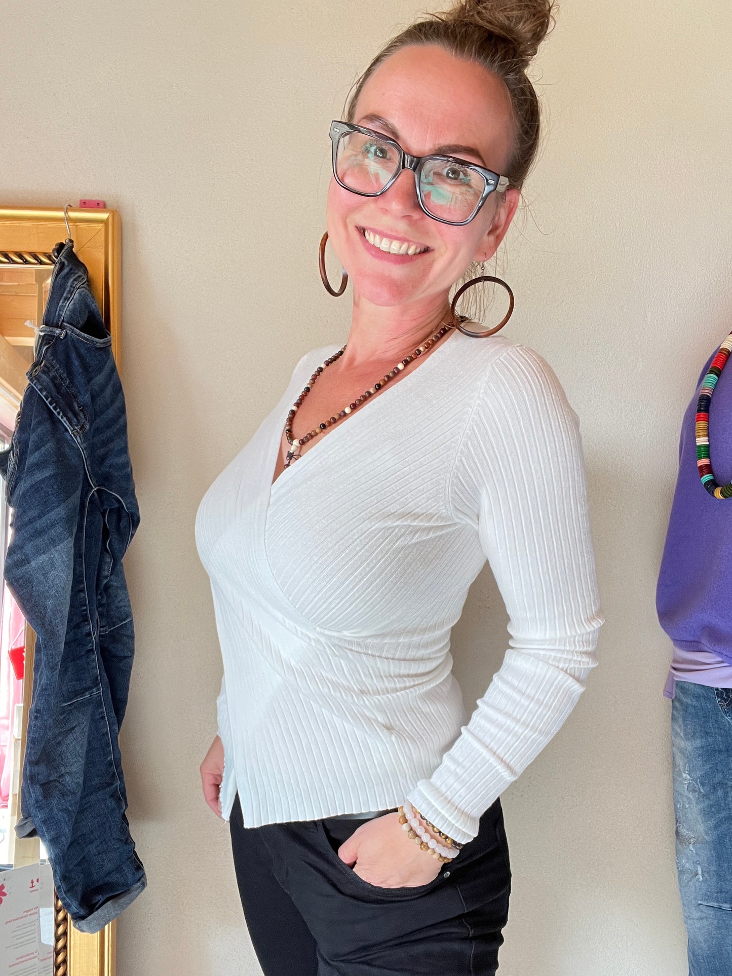 Pulli Daylight Wollweiß