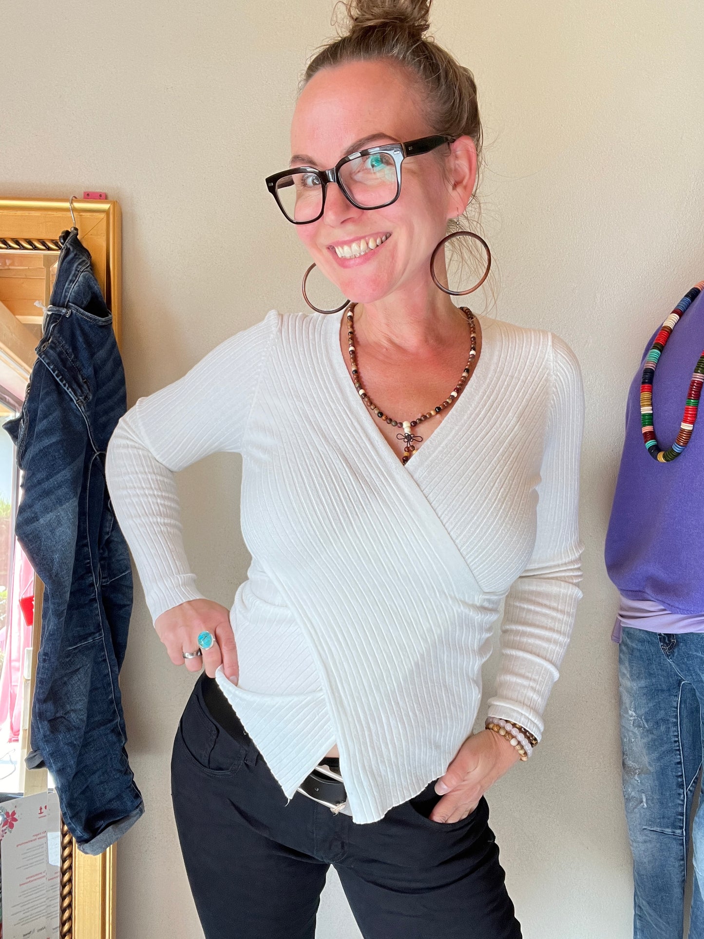 Pulli Daylight Wollweiß