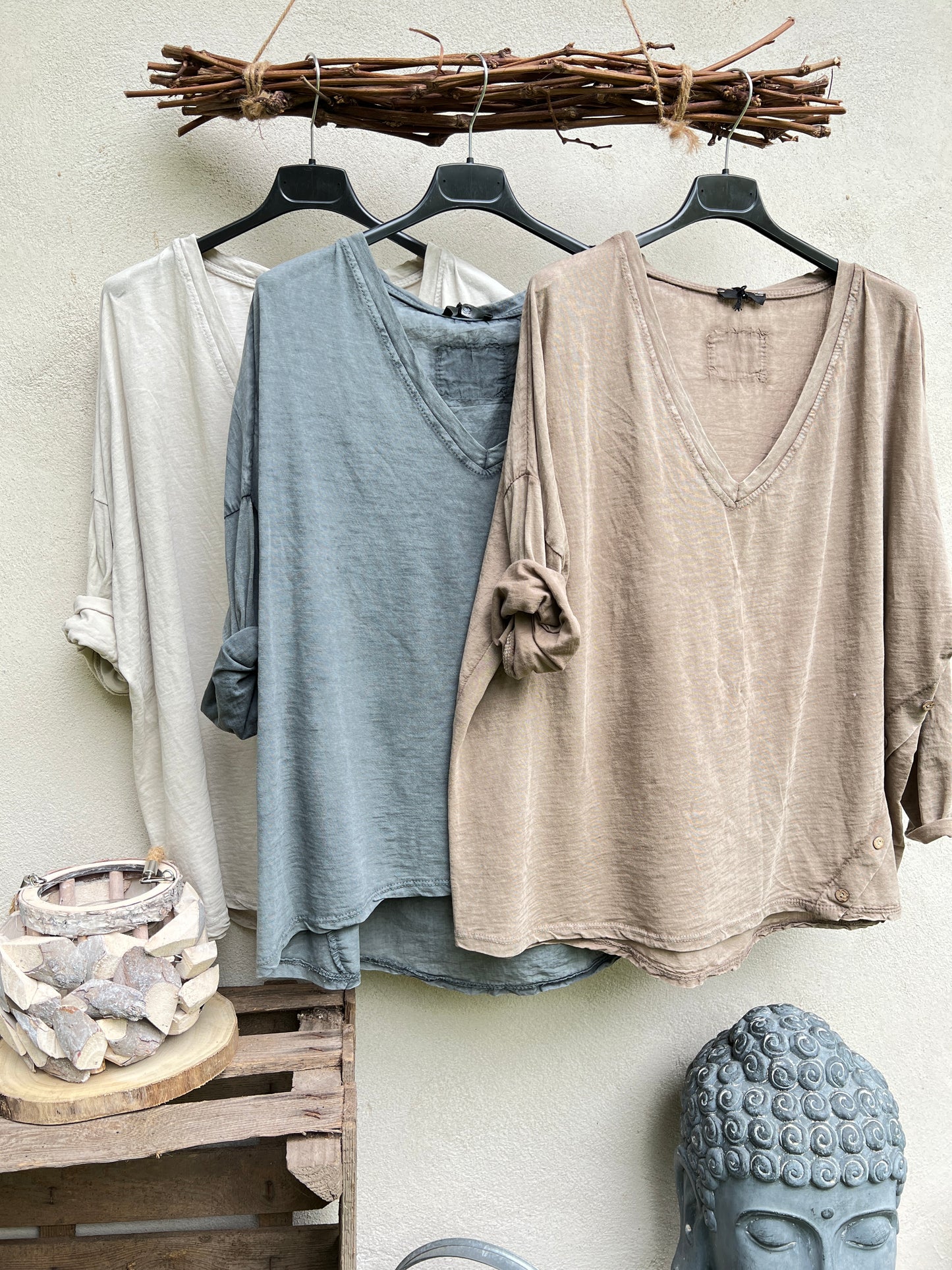 Langarm Shirt Emilia in verschieden Farben