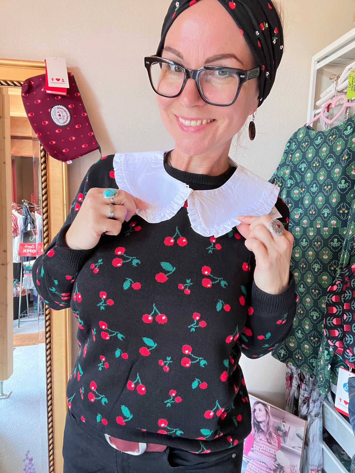 Pulli Lizzy Rot Punkte