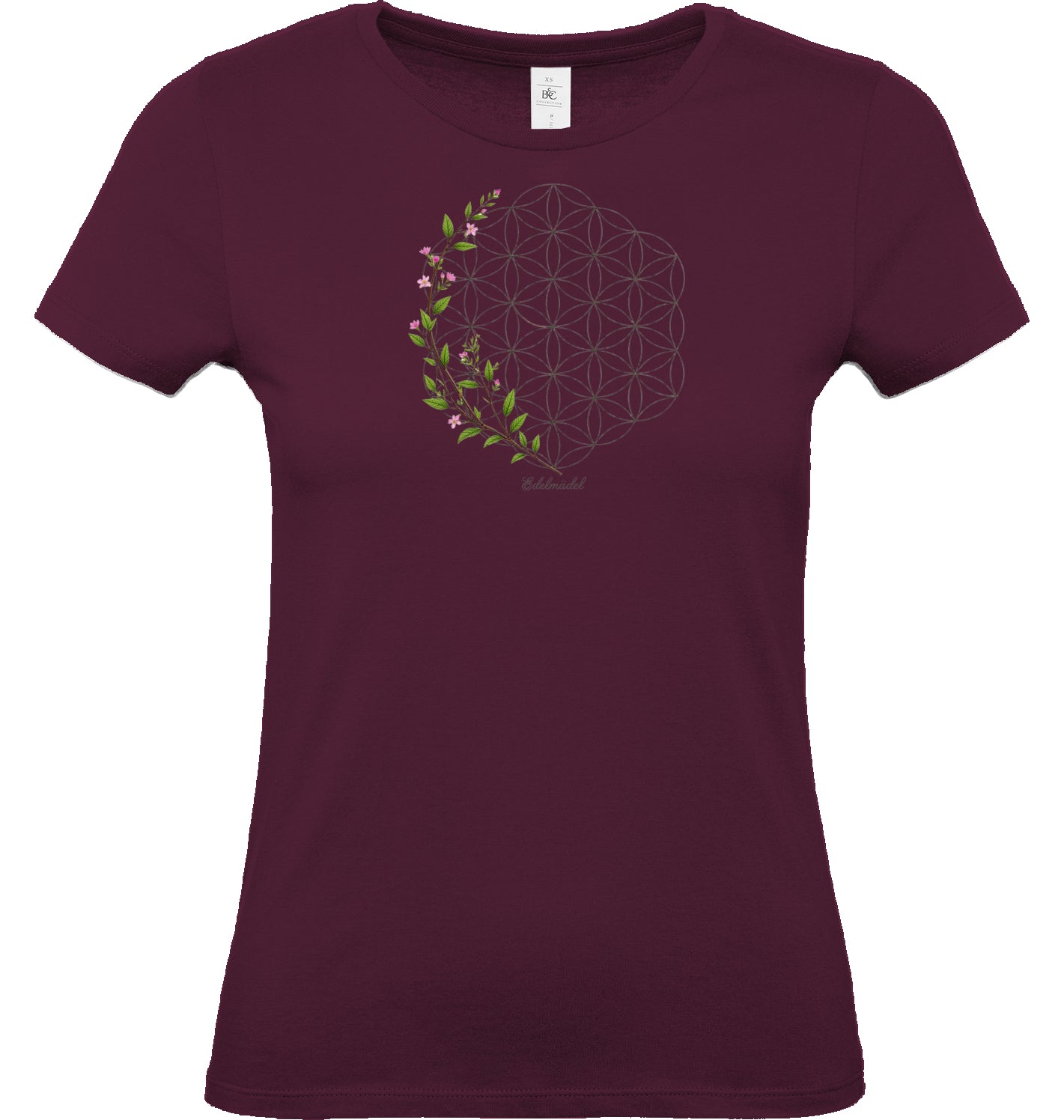 Shirt Edelmädel Premium Blume des Lebens
