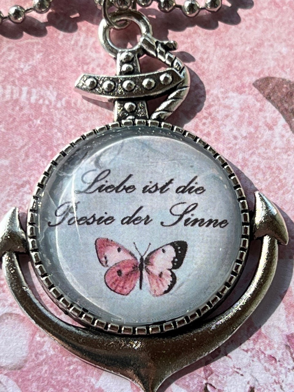 Anker Kette Kiki Liebes Poesie - FROLLEIN KÄTHE Shop