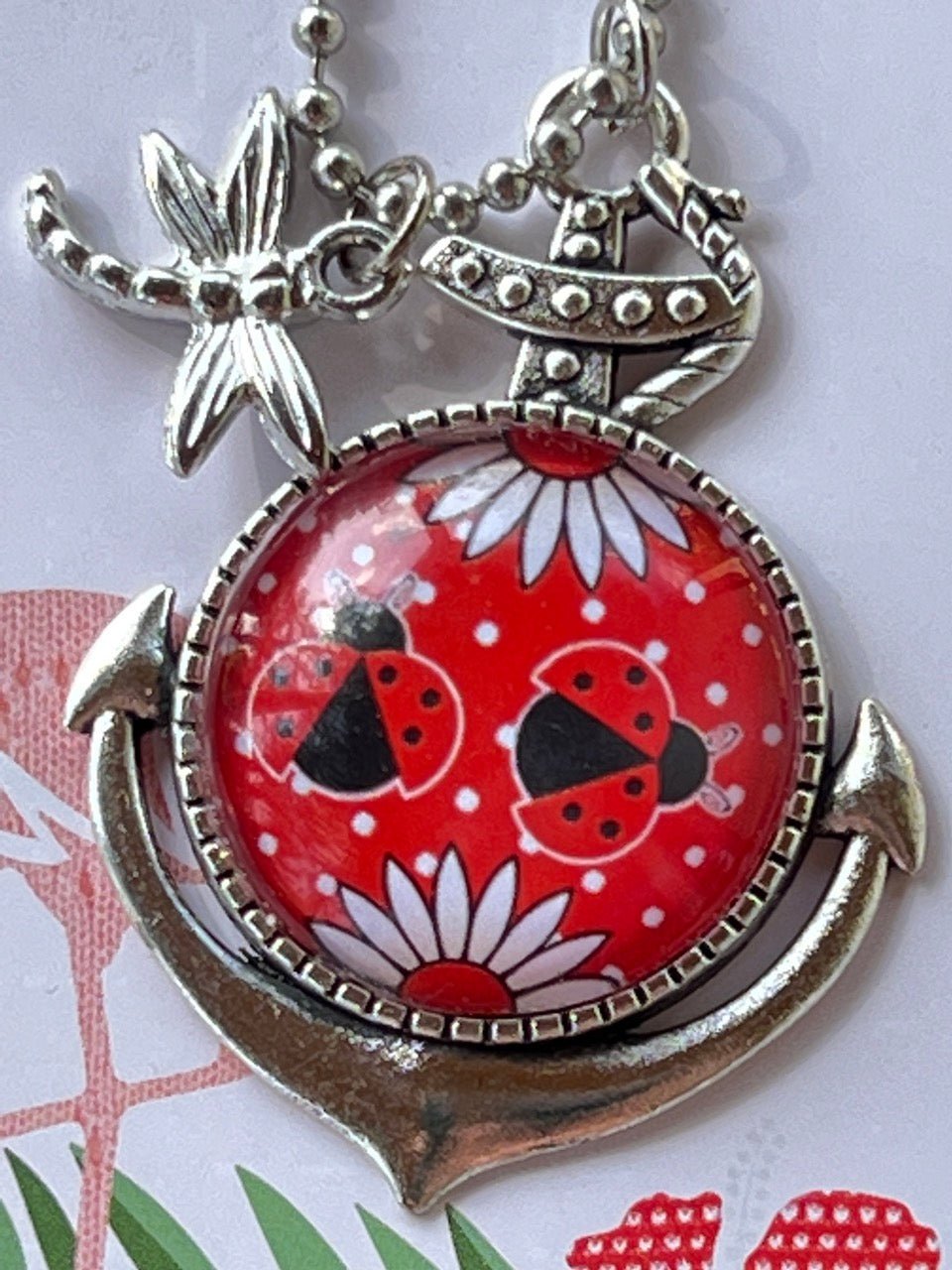 Anker Kette Kiki Rot Käferchen - FROLLEIN KÄTHE Shop