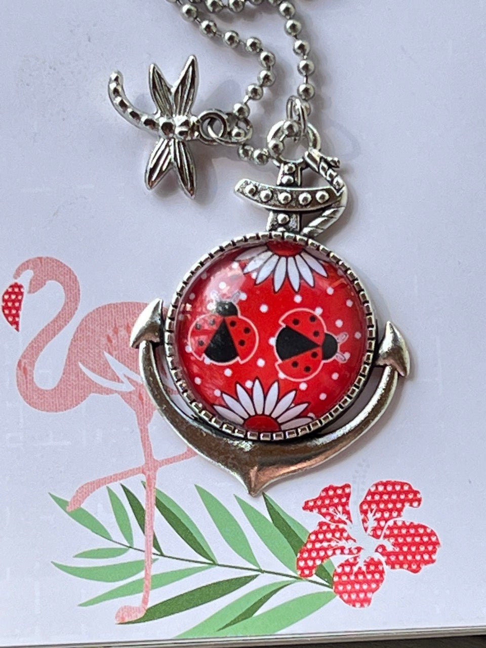 Anker Kette Kiki Rot Käferchen - FROLLEIN KÄTHE Shop