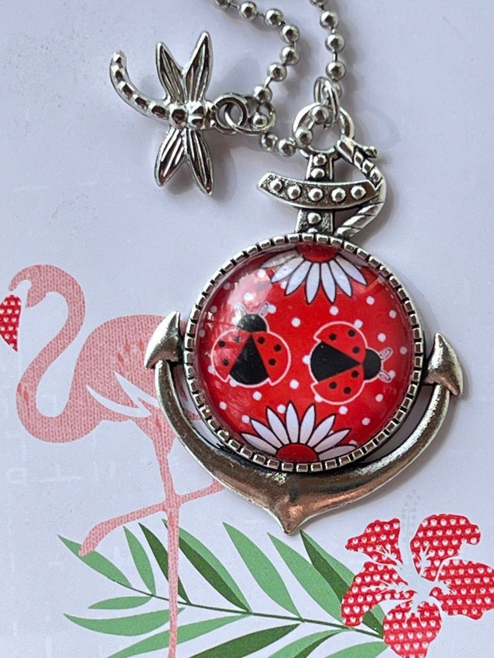 Anker Kette Kiki Rot Käferchen - FROLLEIN KÄTHE Shop