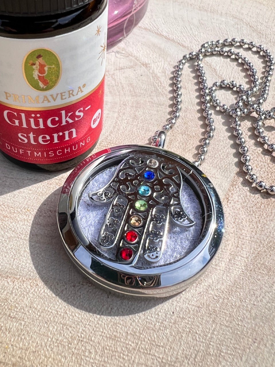 Aroma Diffuser Kette Hand der Fatima - FROLLEIN KÄTHE Shop