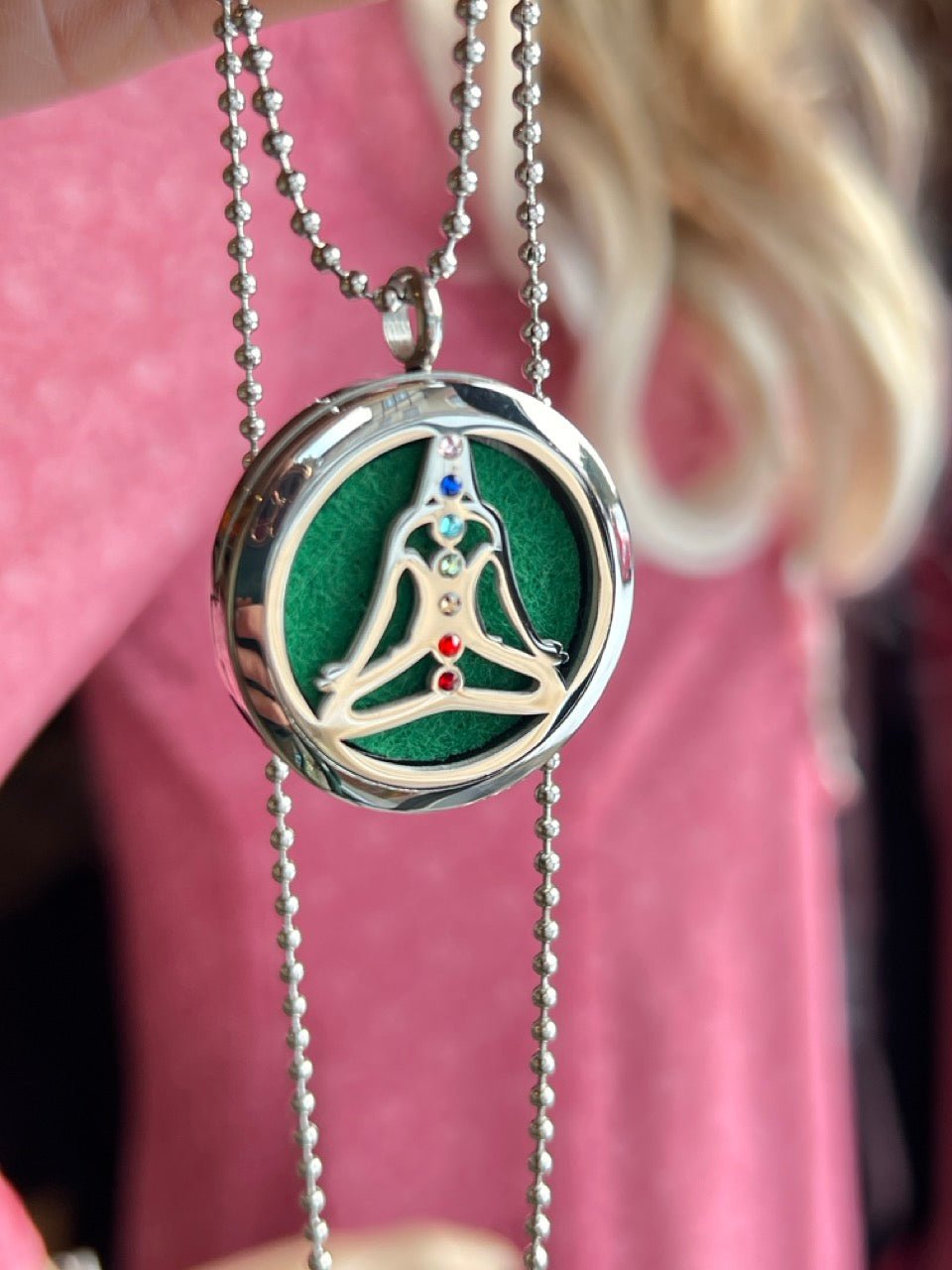 Aroma Diffuser Yoga Chakra 30mm - FROLLEIN KÄTHE Shop