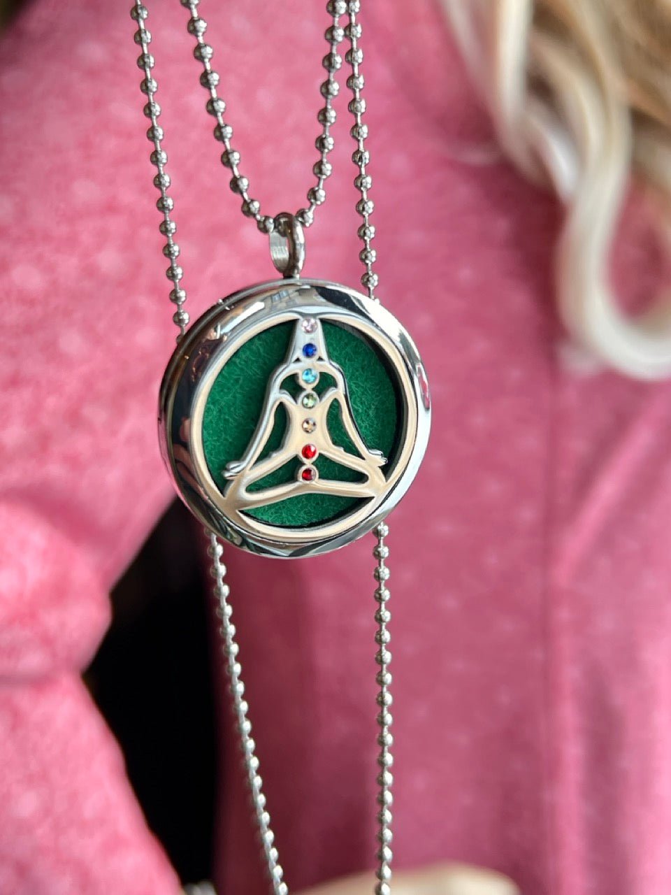 Aroma Diffuser Yoga Chakra 30mm - FROLLEIN KÄTHE Shop