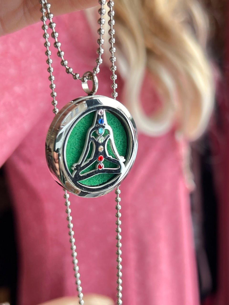 Aroma Diffuser Yoga Chakra 30mm - FROLLEIN KÄTHE Shop