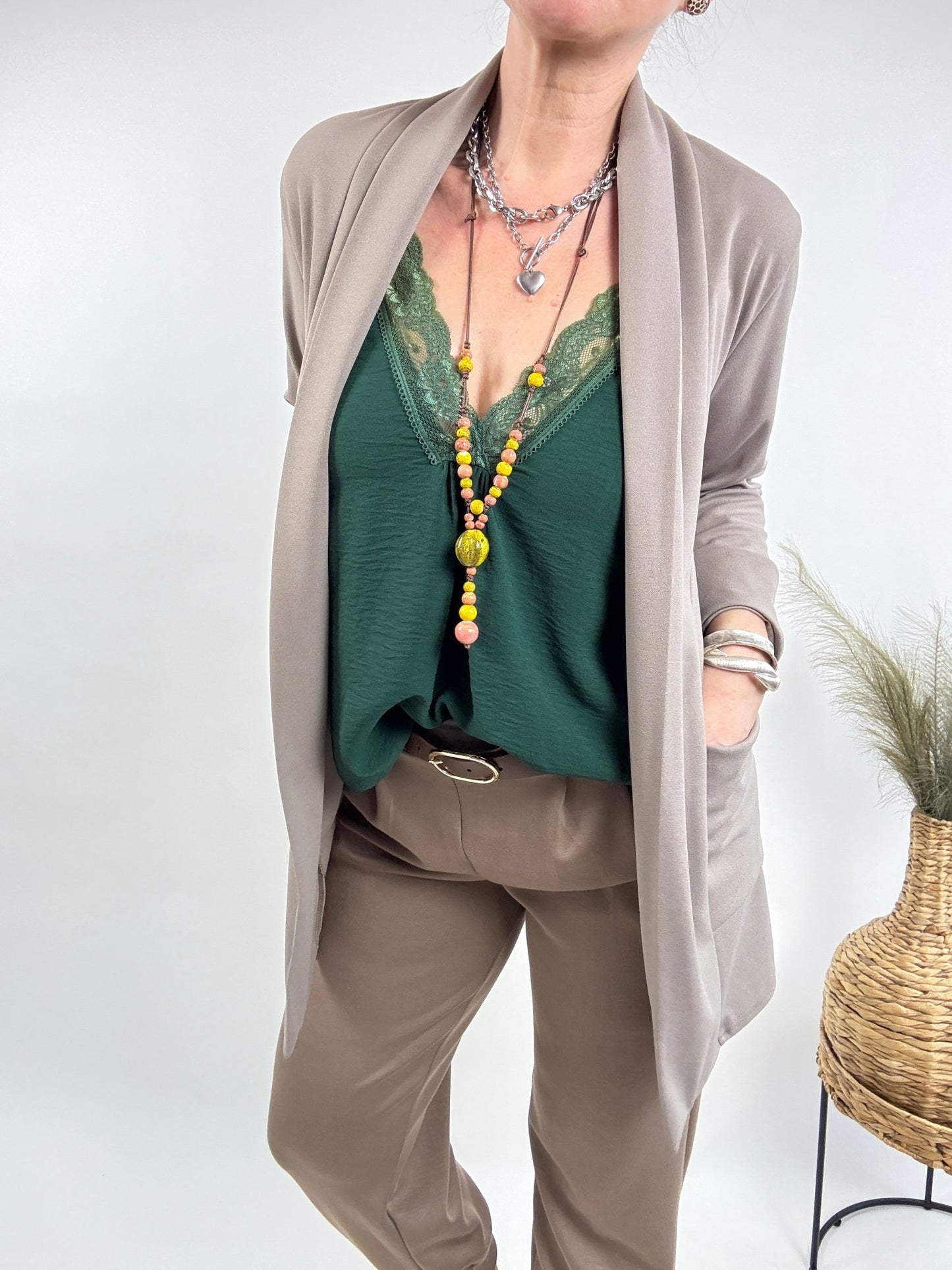 Blazer Cleo Taupe - FROLLEIN KÄTHE Shop