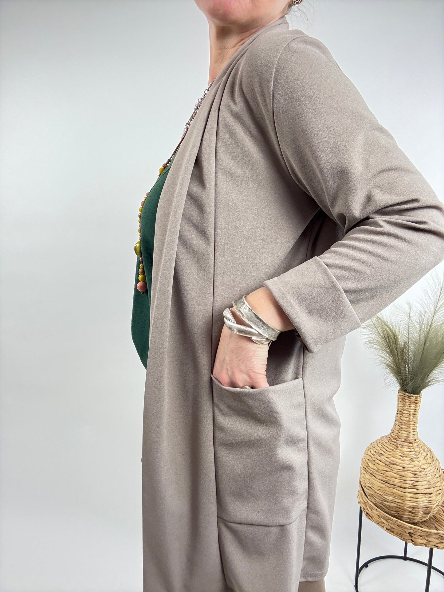 Blazer Cleo Taupe - FROLLEIN KÄTHE Shop