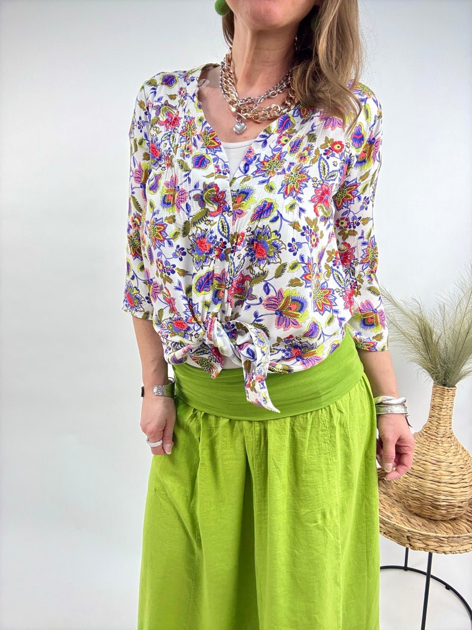 Bluse Bille Weiß - FROLLEIN KÄTHE Shop