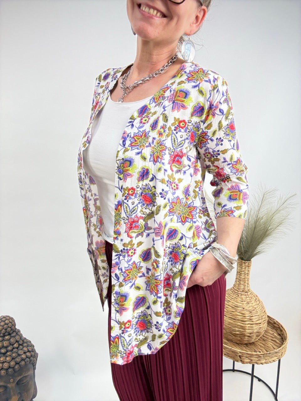 Bluse Bille Weiß - FROLLEIN KÄTHE Shop