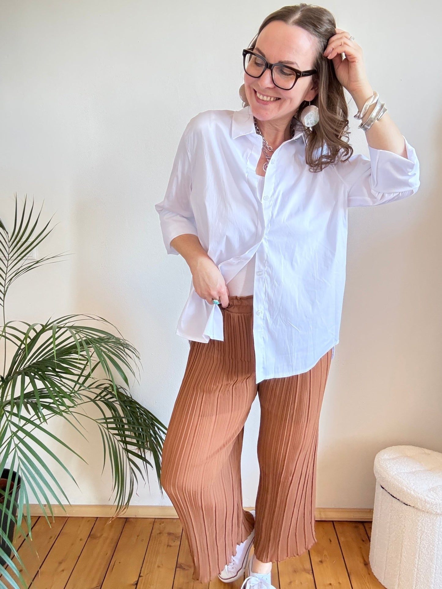 Bluse Gretchen Weiß - FROLLEIN KÄTHE Shop