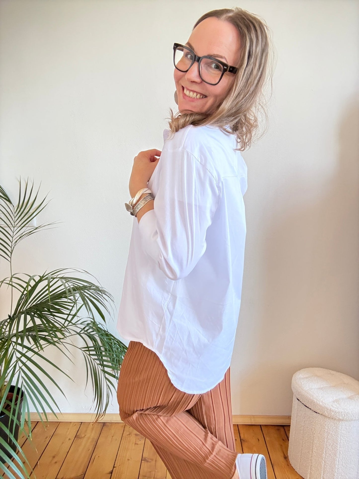 Bluse Gretchen Weiß - FROLLEIN KÄTHE Shop