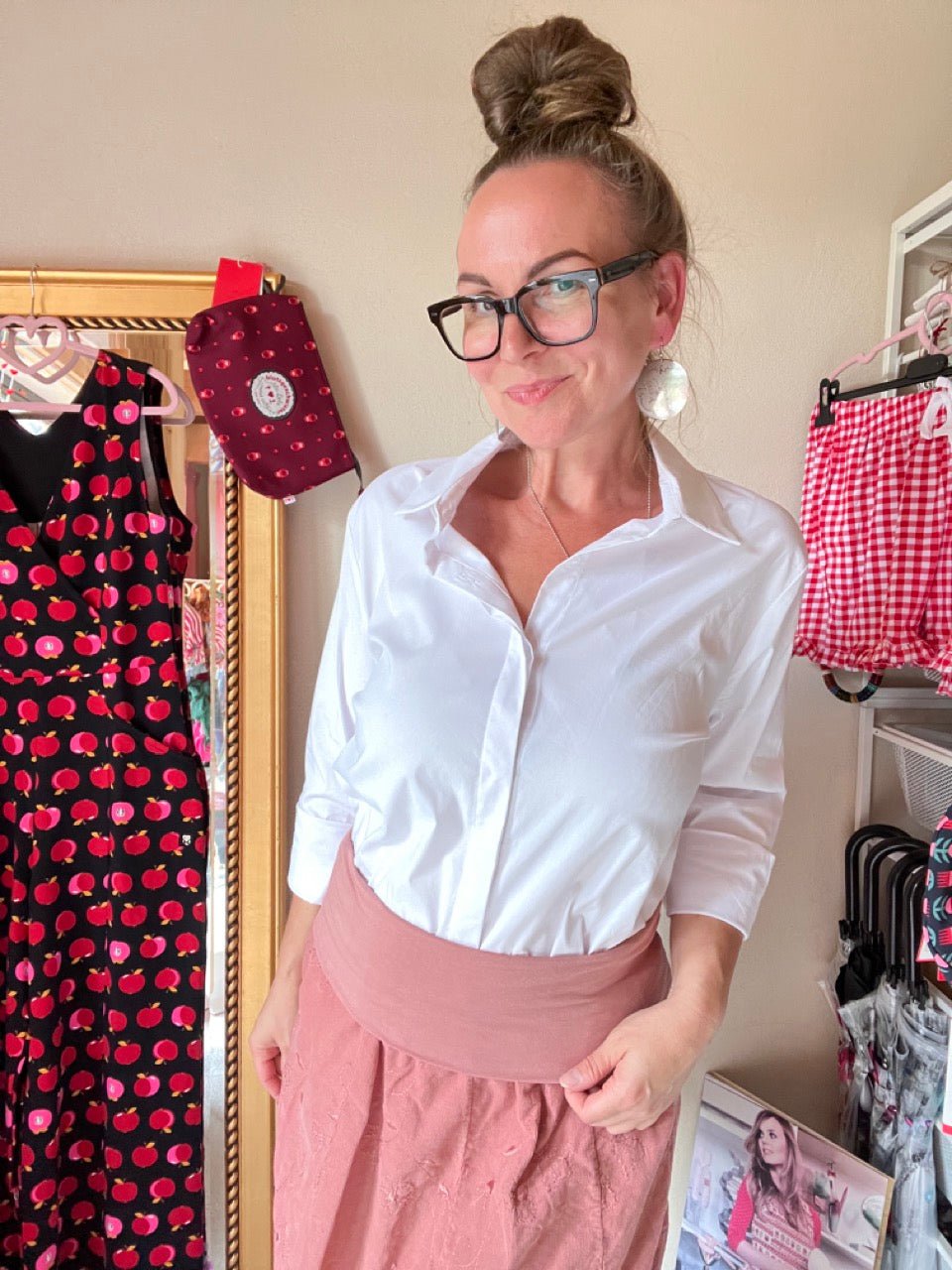 Bluse Gretchen Weiß - FROLLEIN KÄTHE Shop