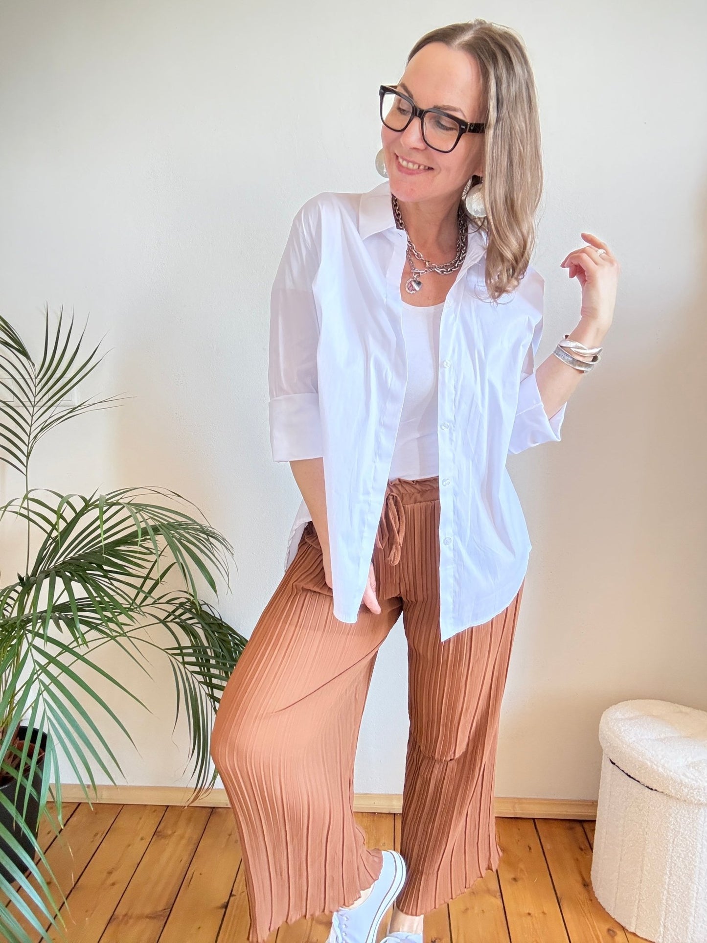 Bluse Gretchen Weiß - FROLLEIN KÄTHE Shop