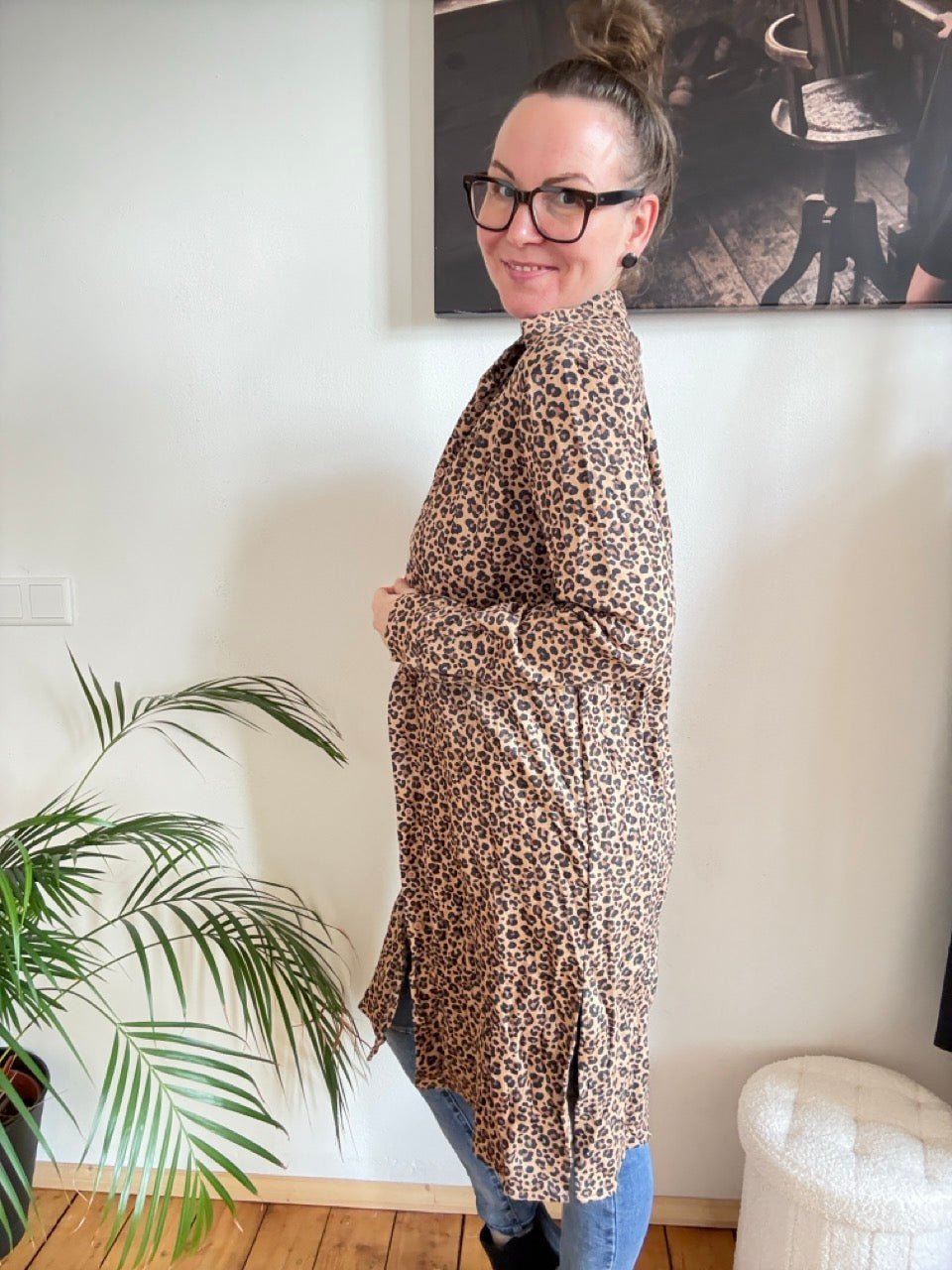 Bluse Lang mit Wildledereffekt - FROLLEIN KÄTHE Shop