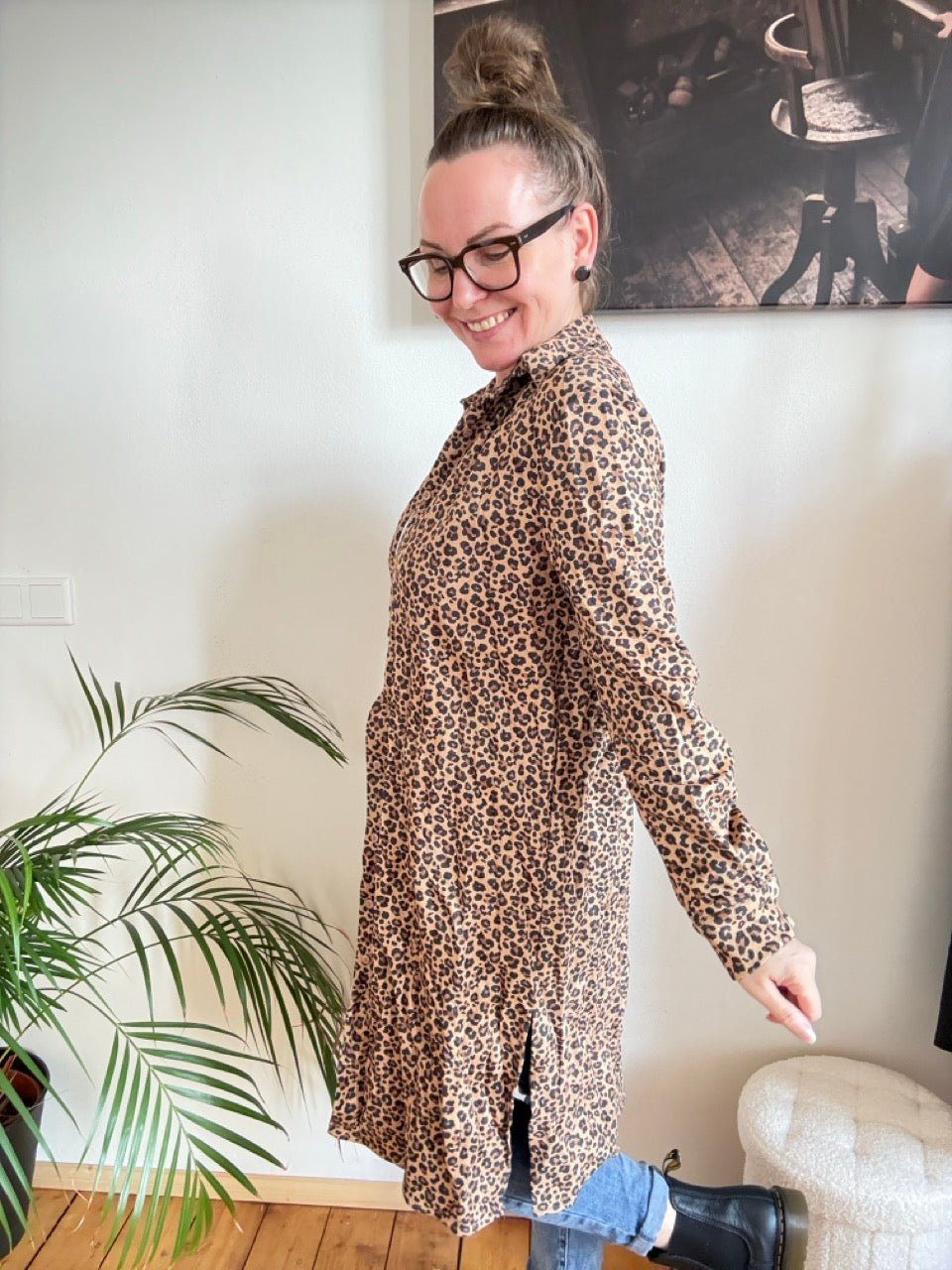 Bluse Lang mit Wildledereffekt - FROLLEIN KÄTHE Shop