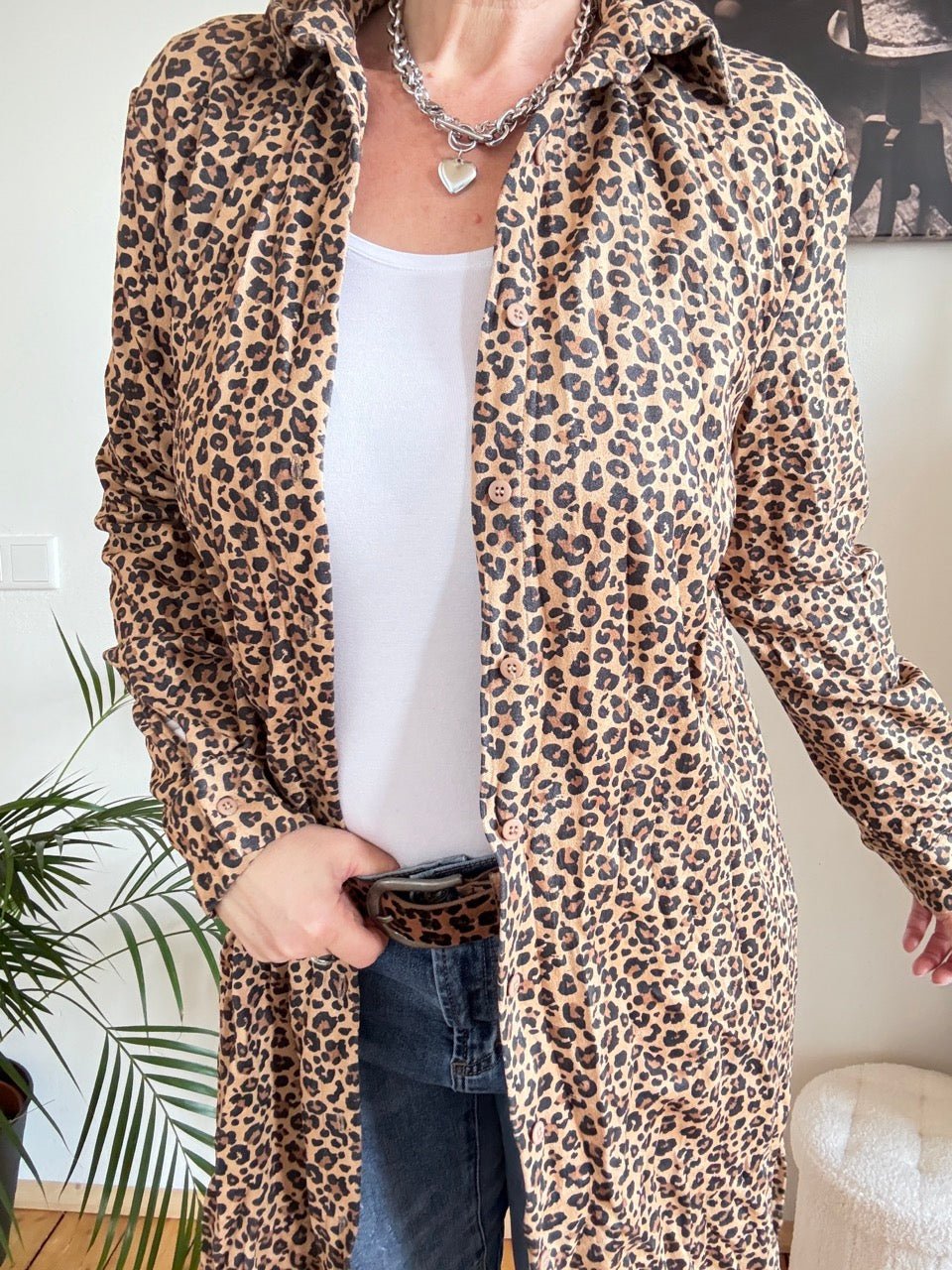 Bluse Lang mit Wildledereffekt - FROLLEIN KÄTHE Shop