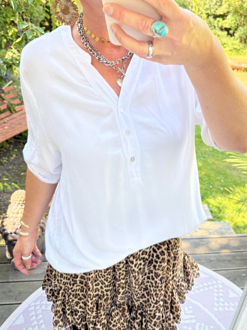Bluse Lena Weiß - FROLLEIN KÄTHE Shop
