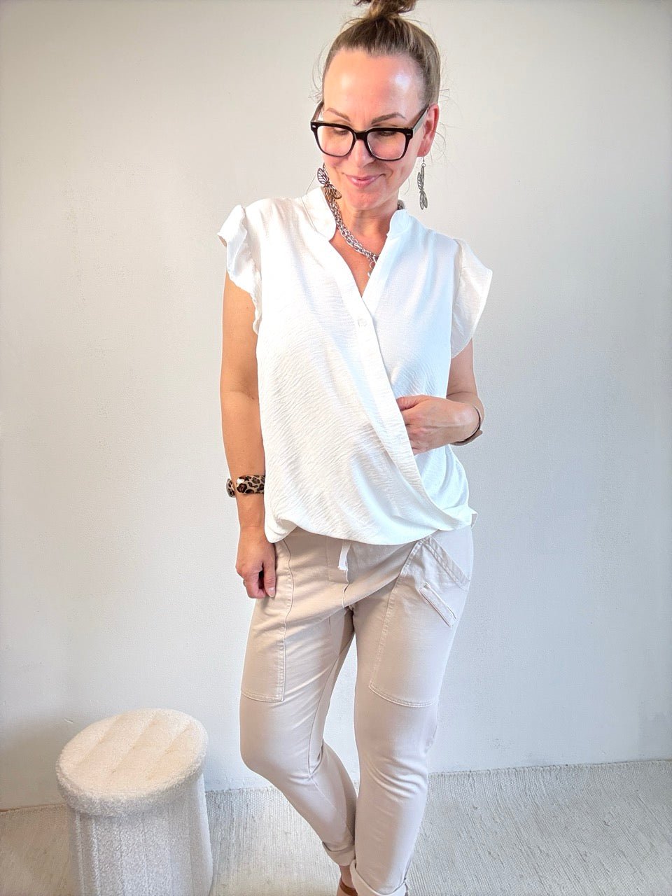 Bluse Liv Weiß - FROLLEIN KÄTHE Shop