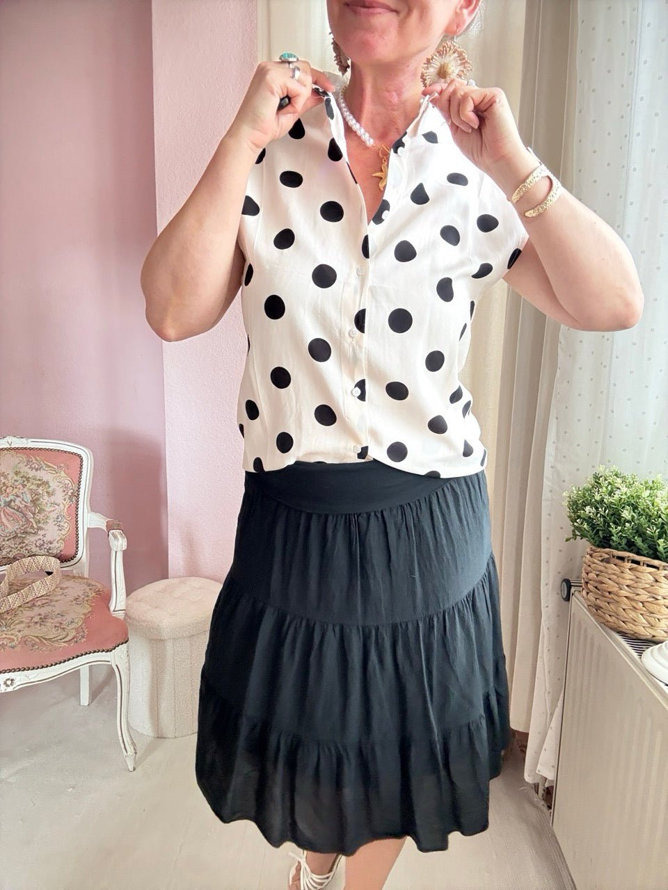 Bluse Lula Cream - FROLLEIN KÄTHE Shop