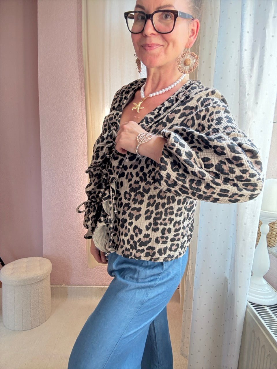 Bluse Sofia Leo - FROLLEIN KÄTHE Shop
