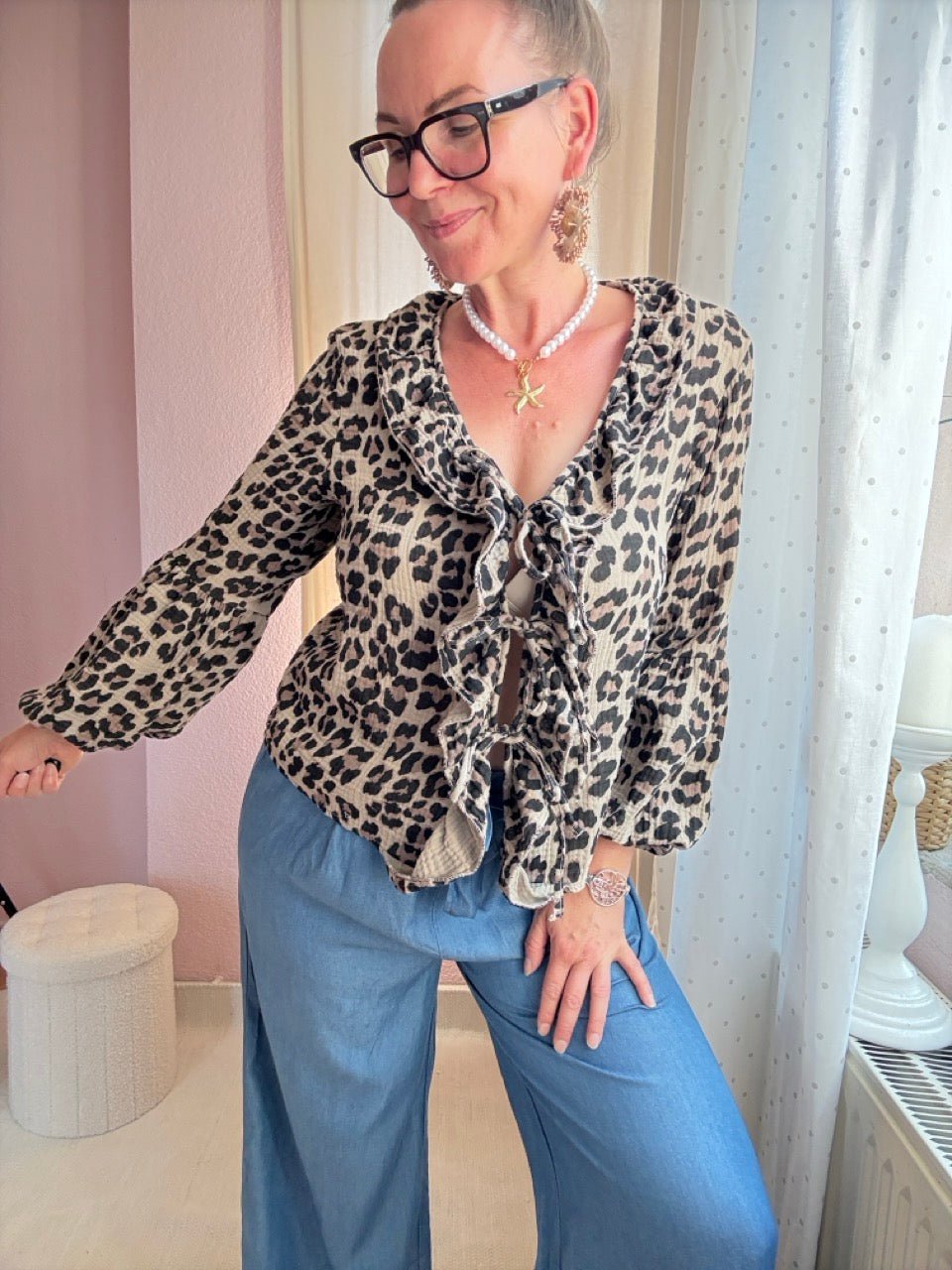Bluse Sofia Leo - FROLLEIN KÄTHE Shop