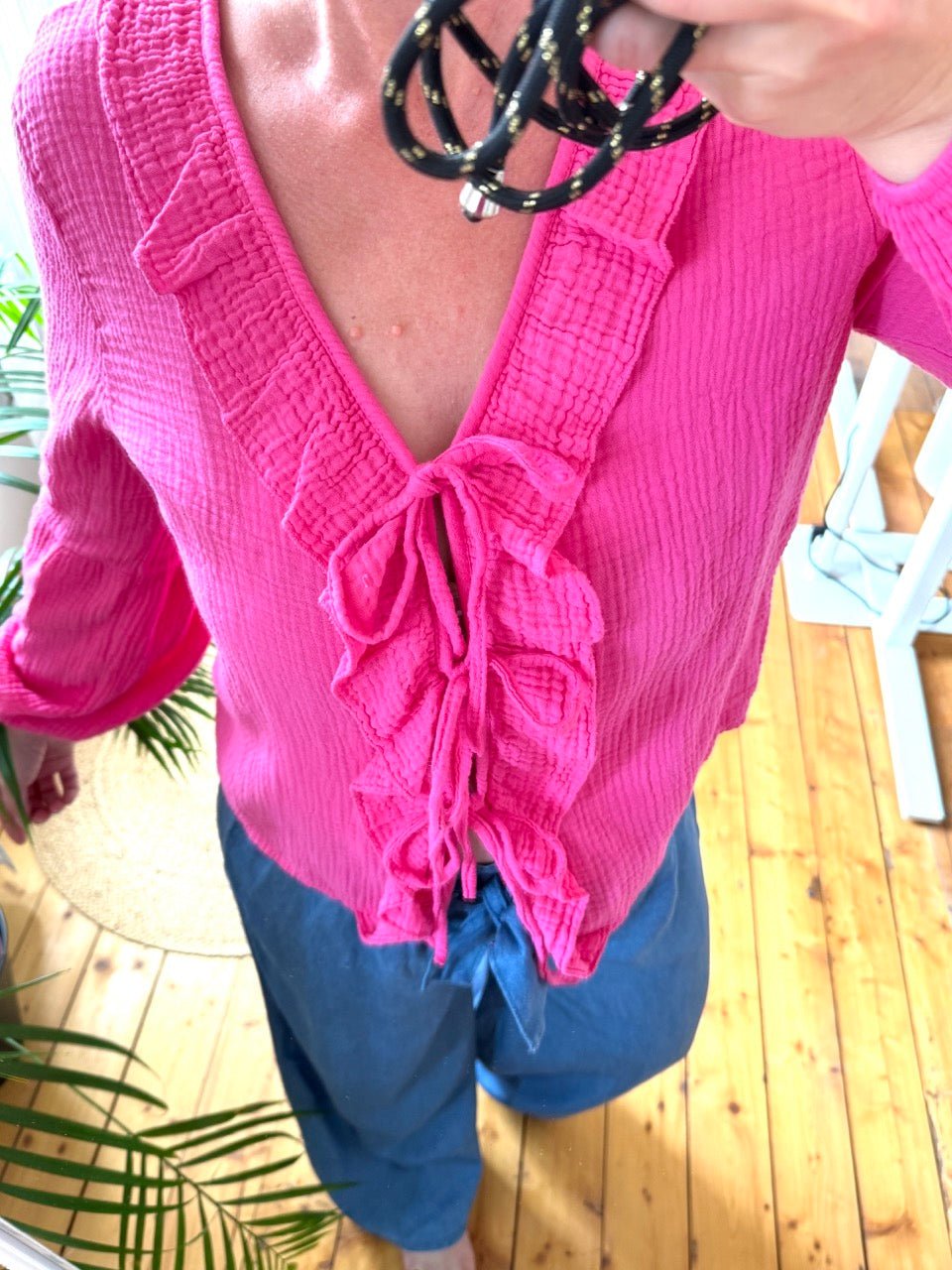Bluse Sofia Musselin in Farben - FROLLEIN KÄTHE Shop