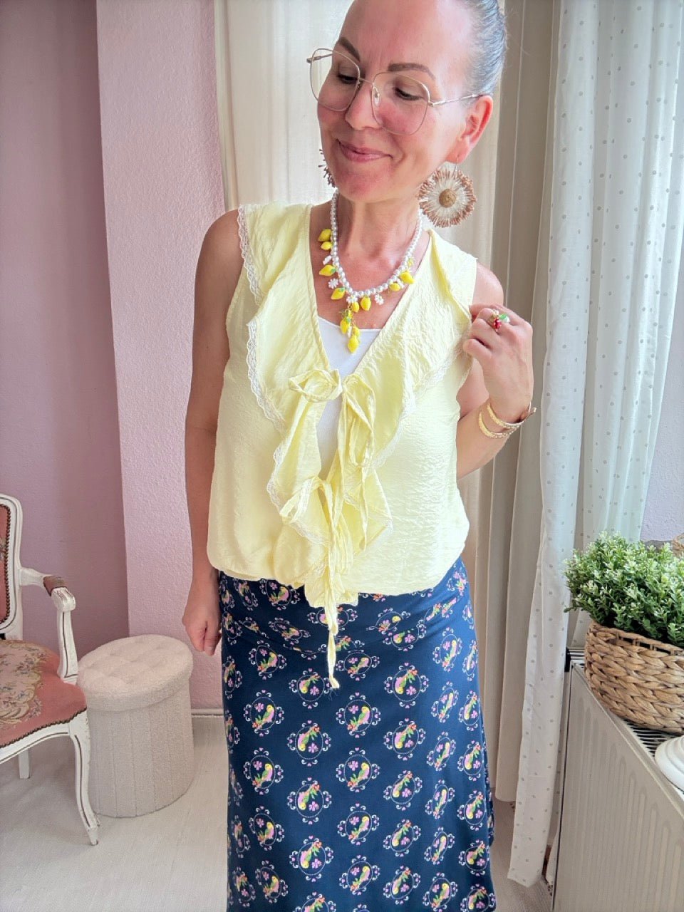 Bluse Tilli Citrus - FROLLEIN KÄTHE Shop
