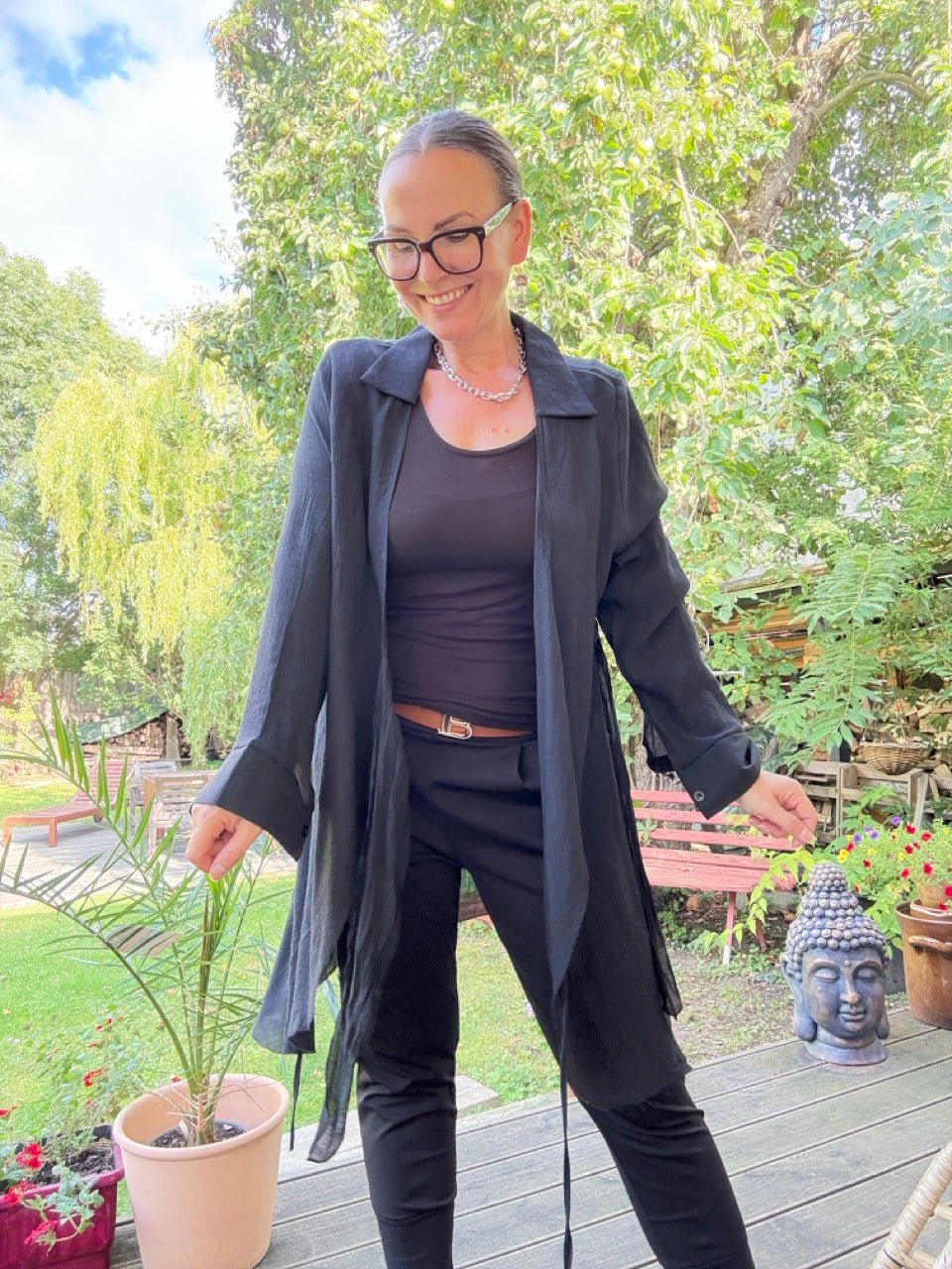 Bluse Vicki Schwarz - FROLLEIN KÄTHE Shop