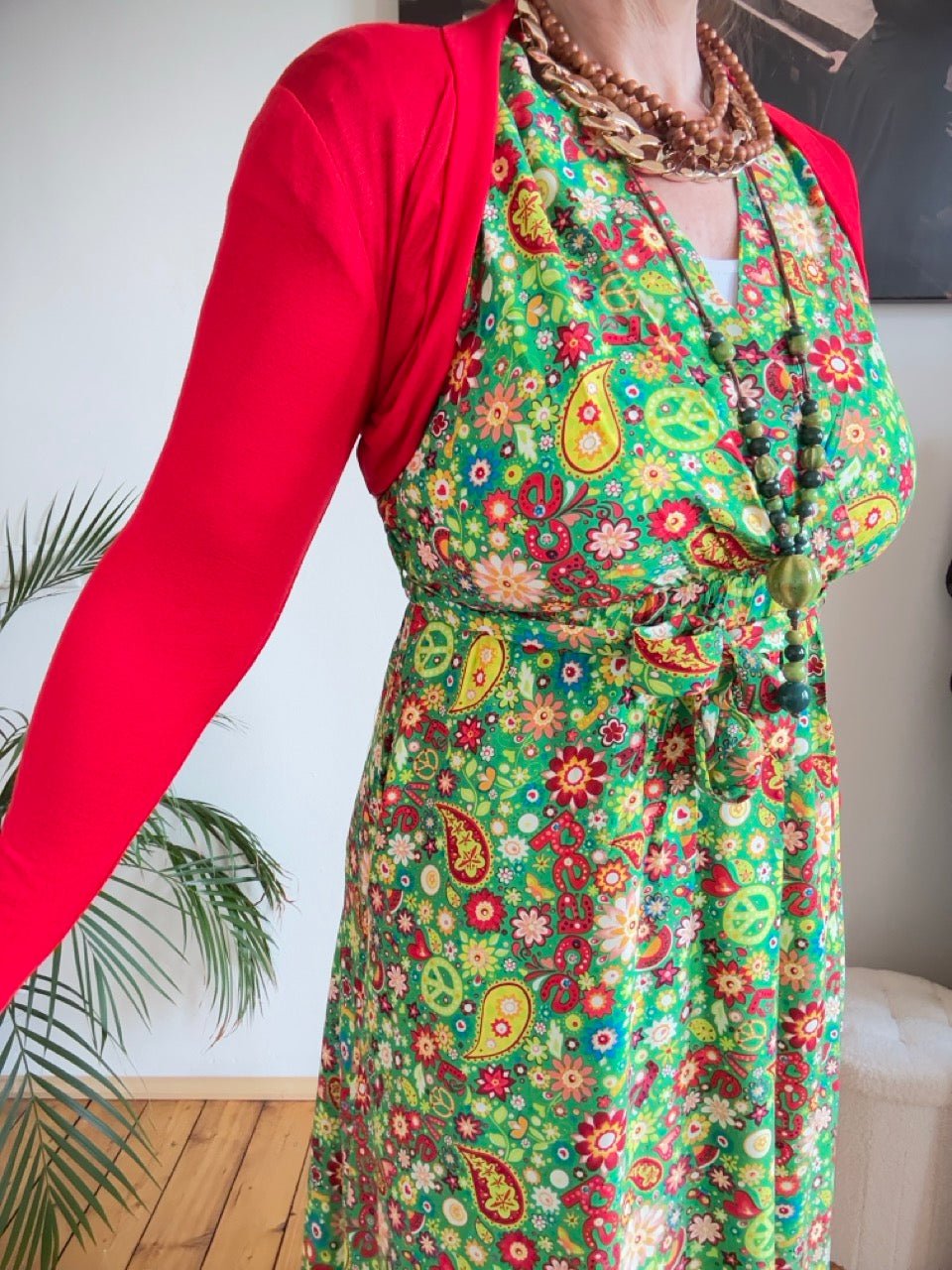 Bolero Jacke Rot - FROLLEIN KÄTHE Shop