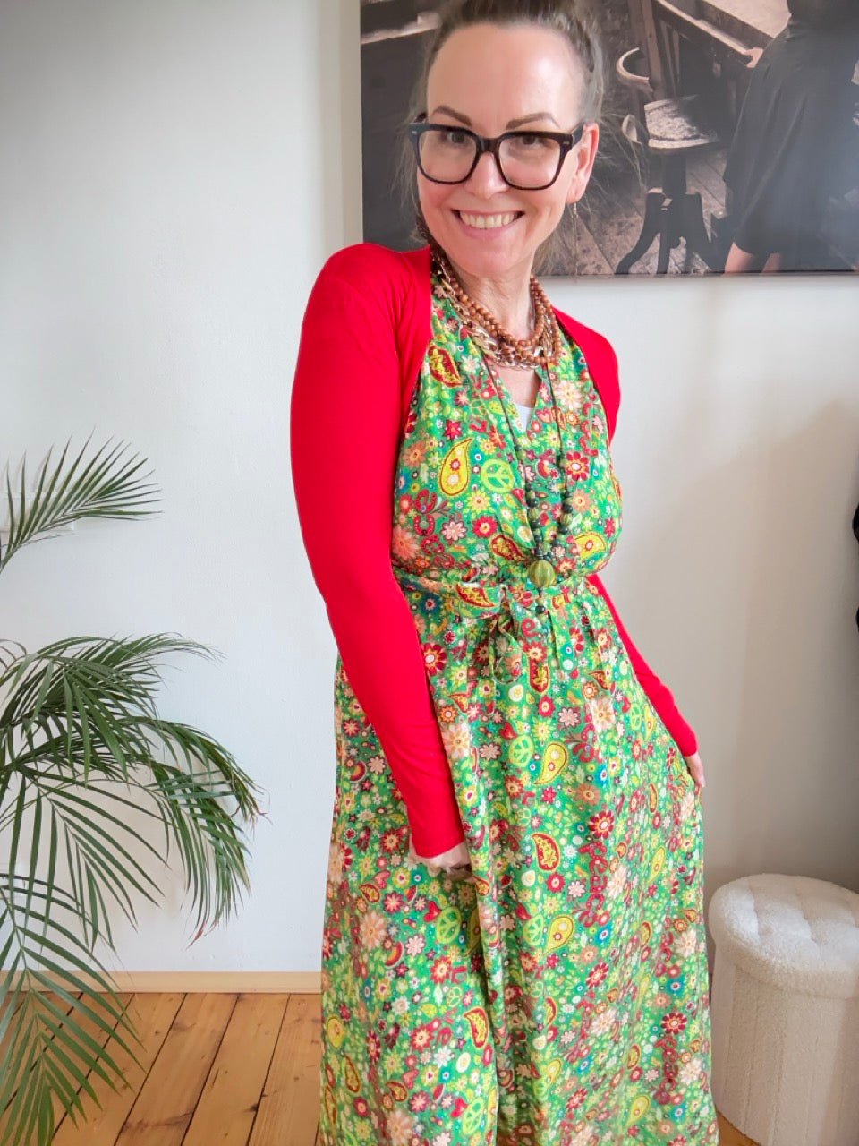 Bolero Jacke Rot - FROLLEIN KÄTHE Shop