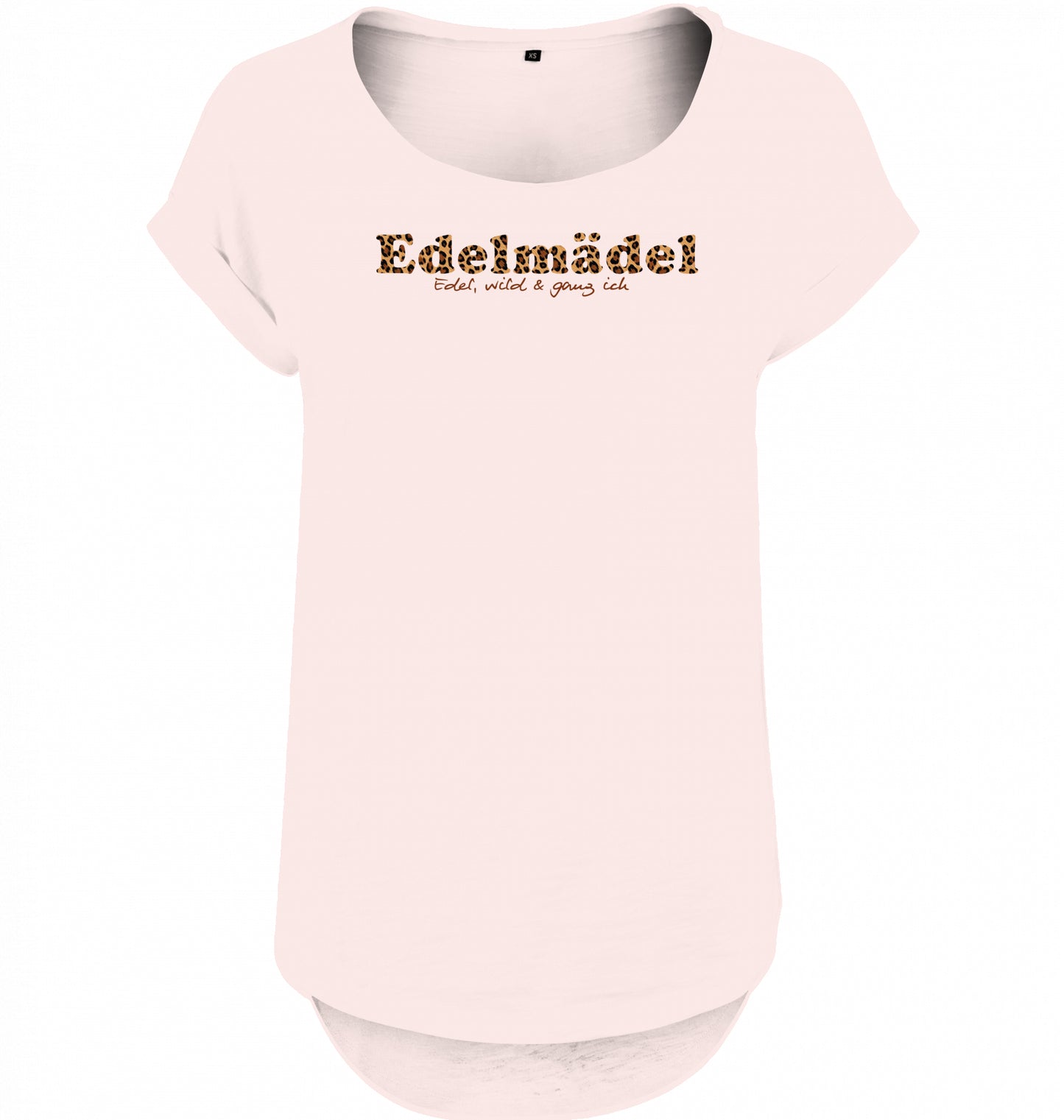 Shirt Edelmädel Slub Leo Logo