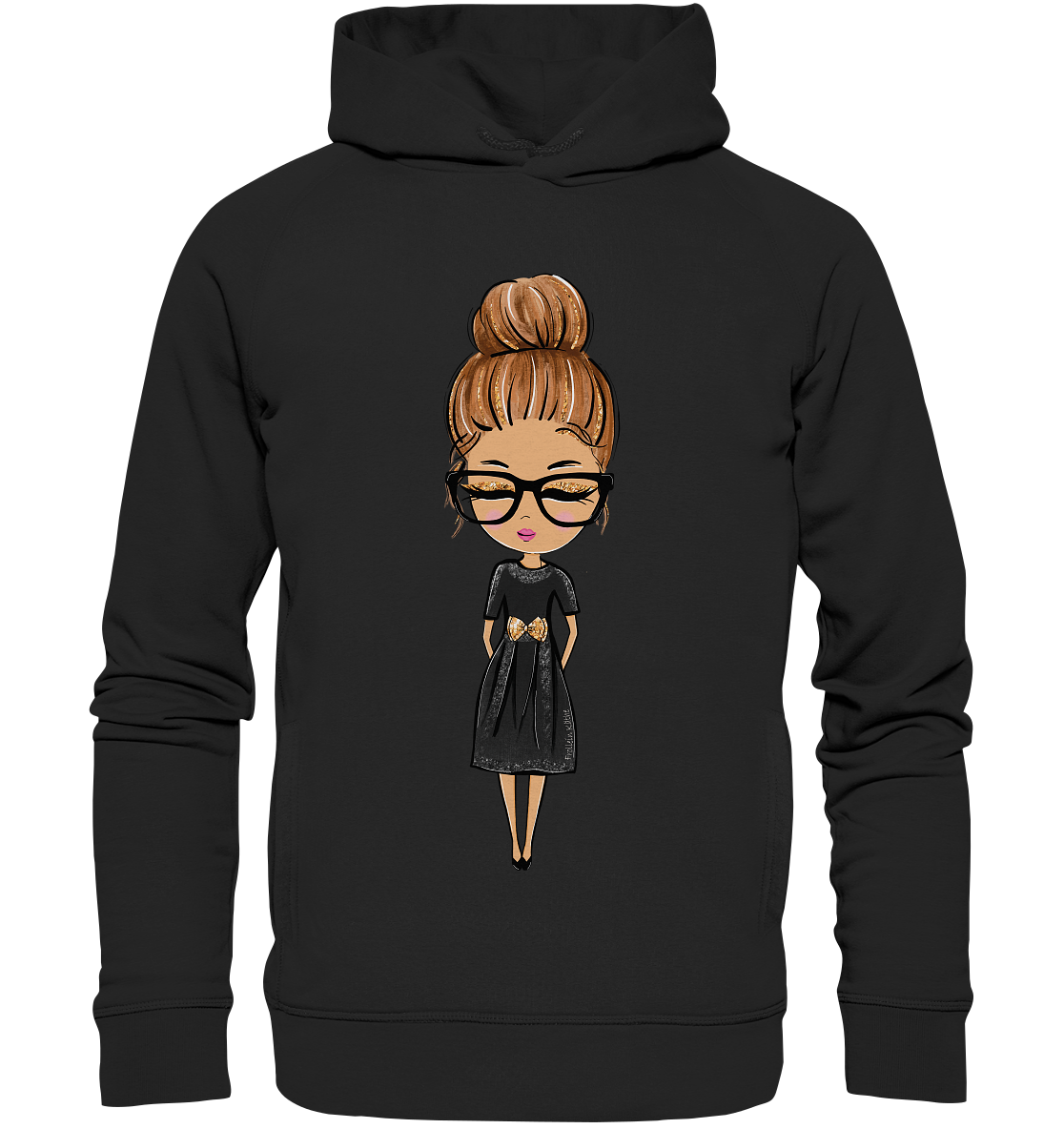 Edelmädel Organic Fashion Hoodie ♥ ,, Frollein Käthe " viele Farben