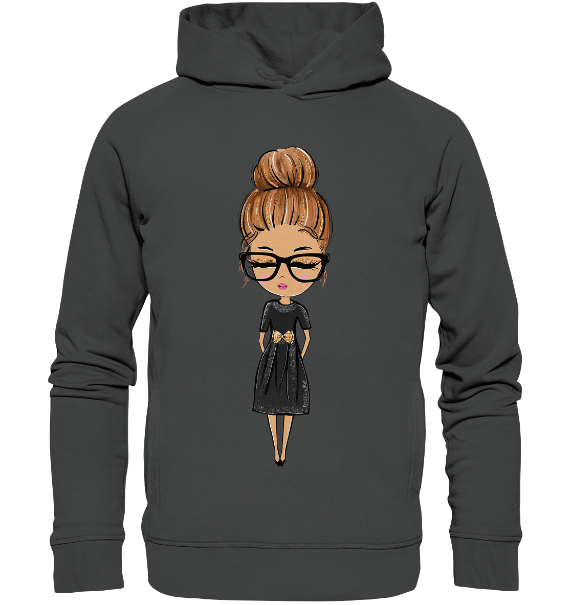 Edelmädel Organic Fashion Hoodie ♥ ,, Frollein Käthe " viele Farben
