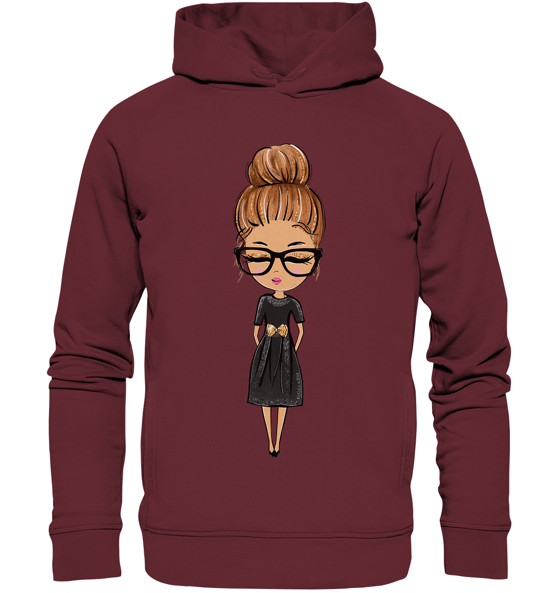 Edelmädel Organic Fashion Hoodie ♥ ,, Frollein Käthe " viele Farben